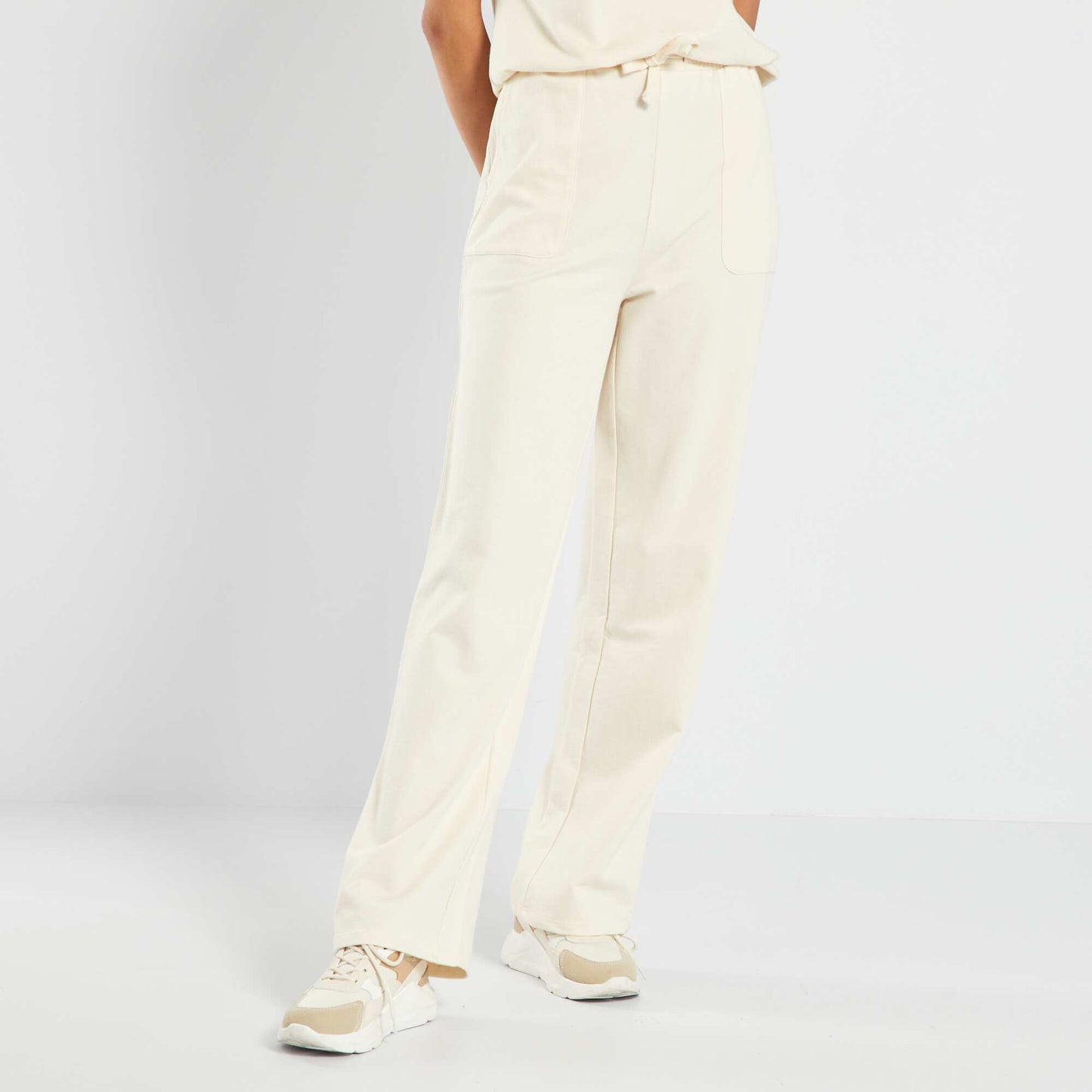 Pantalon en jersey Blanc cass