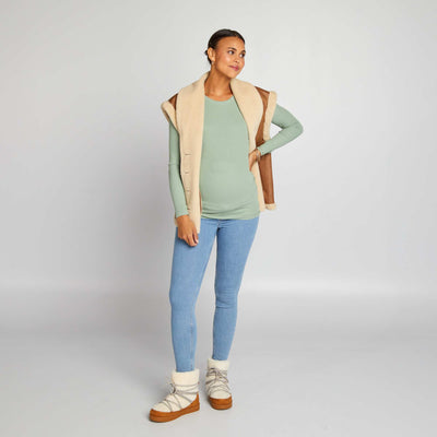 T-shirt grossesse Vert