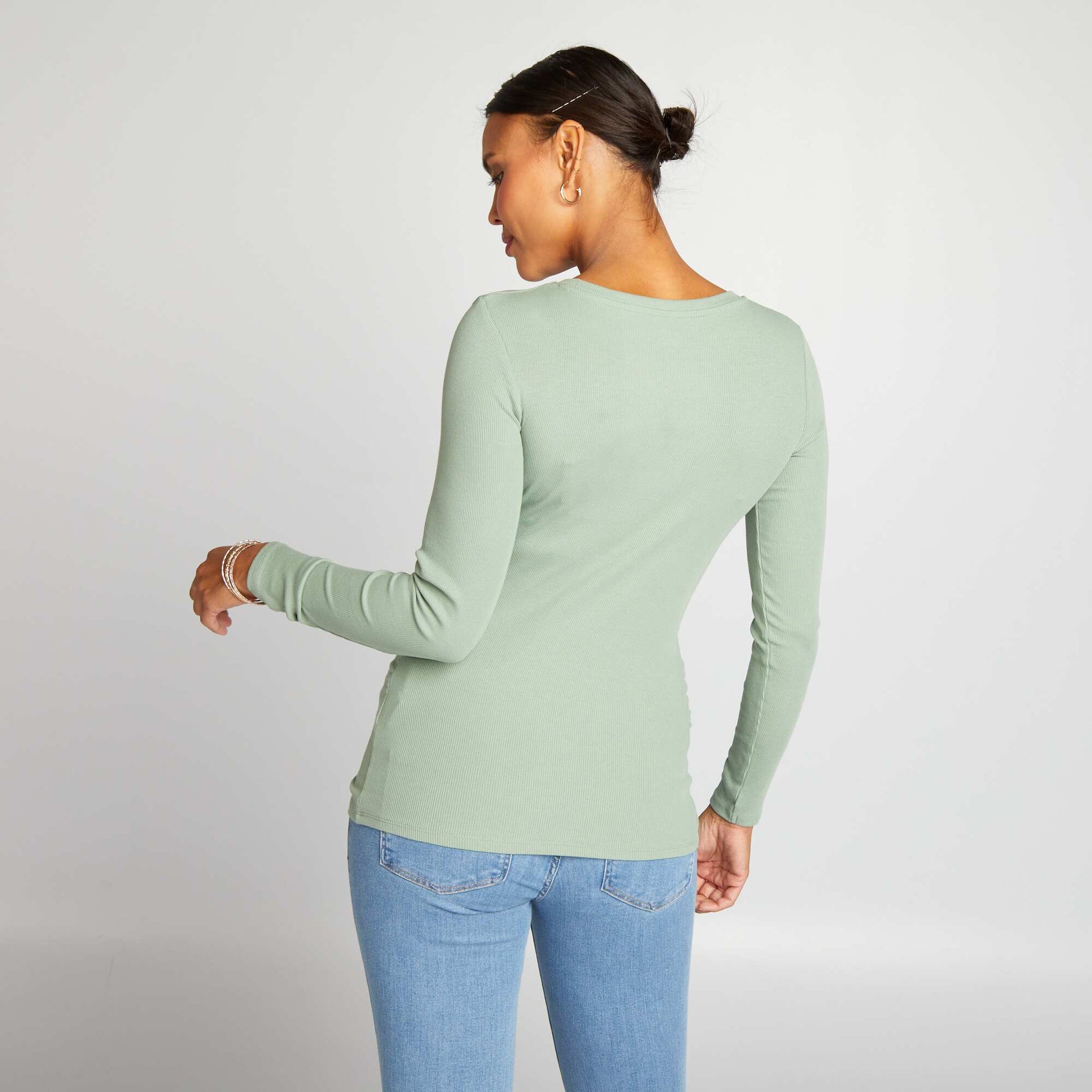 T-shirt grossesse Vert