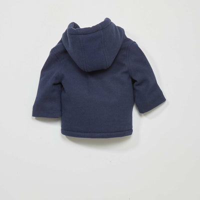 Manteau en laine Bleu fonc