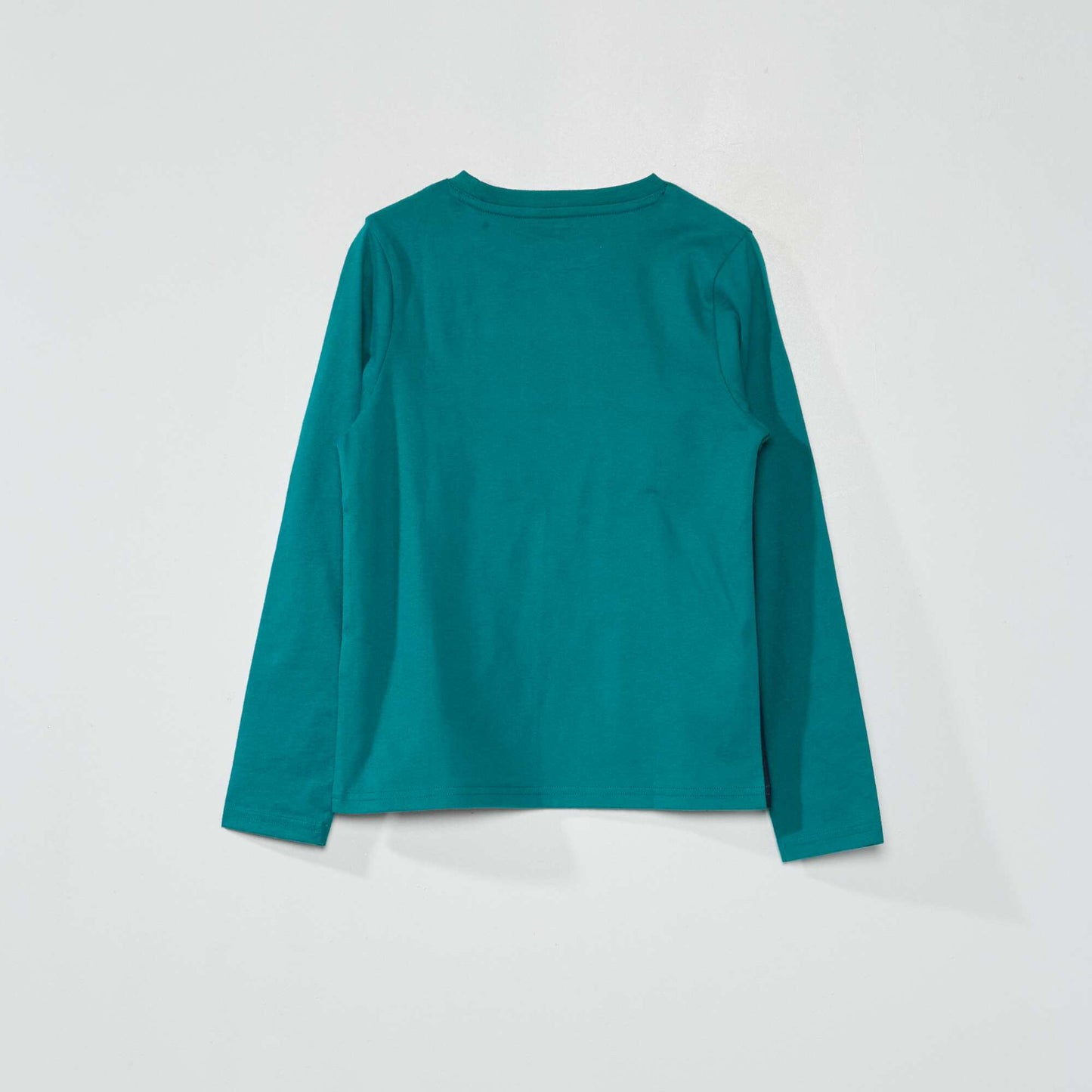 Tee-shirt color-block manches longues Vert