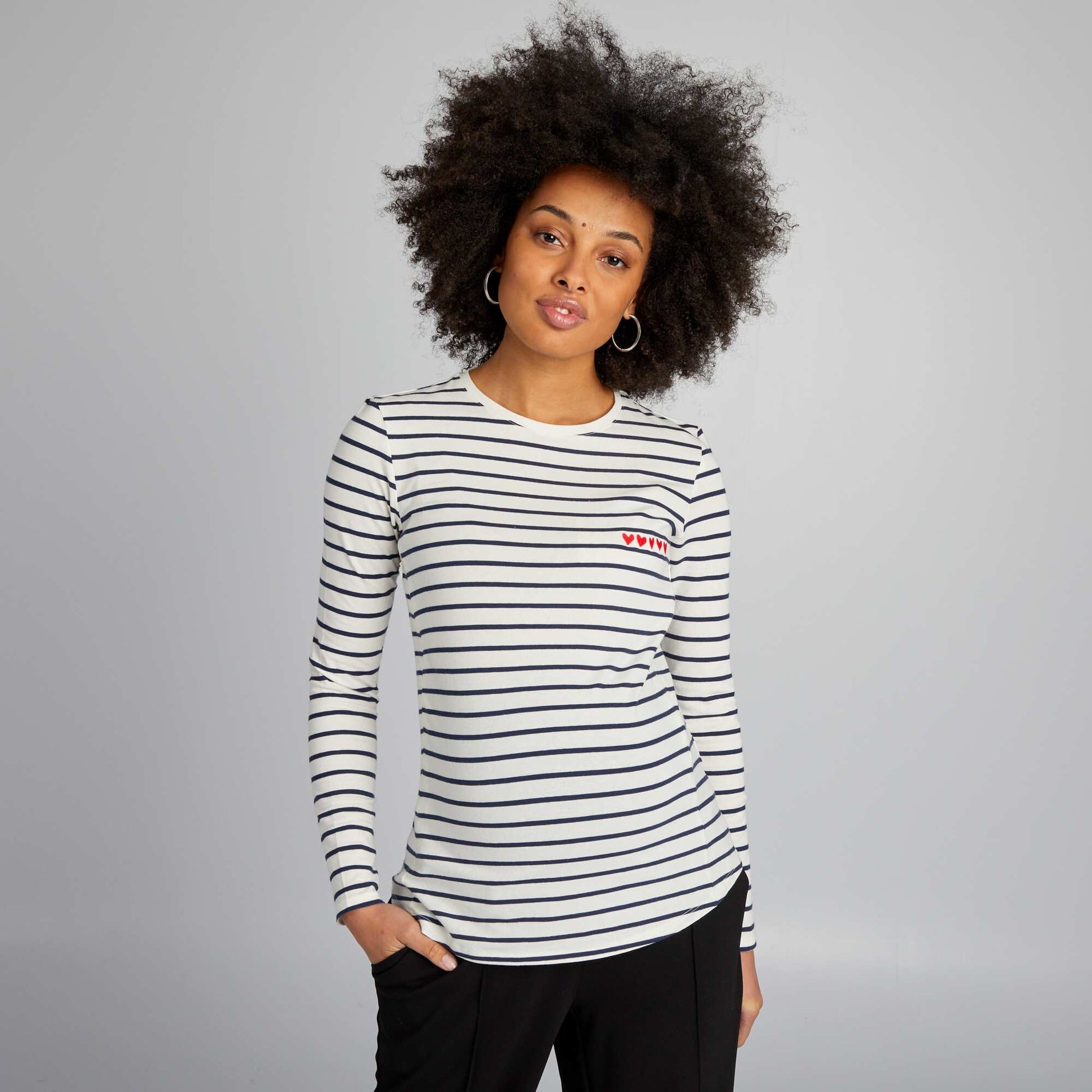 T-shirt grossesse et allaitement Blanc