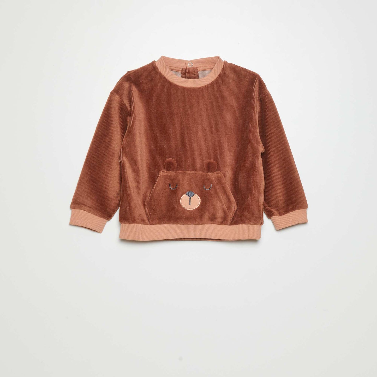 Ensemble de pyjama en velours - 2 pi ces Marron
