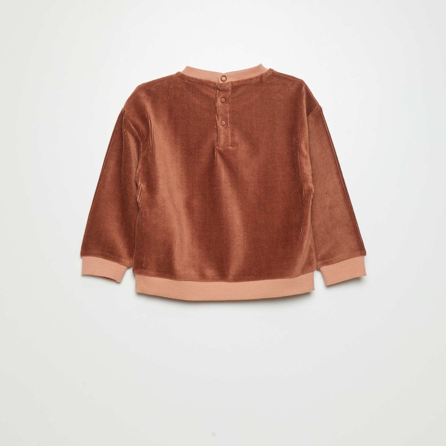 Ensemble de pyjama en velours - 2 pi ces Marron