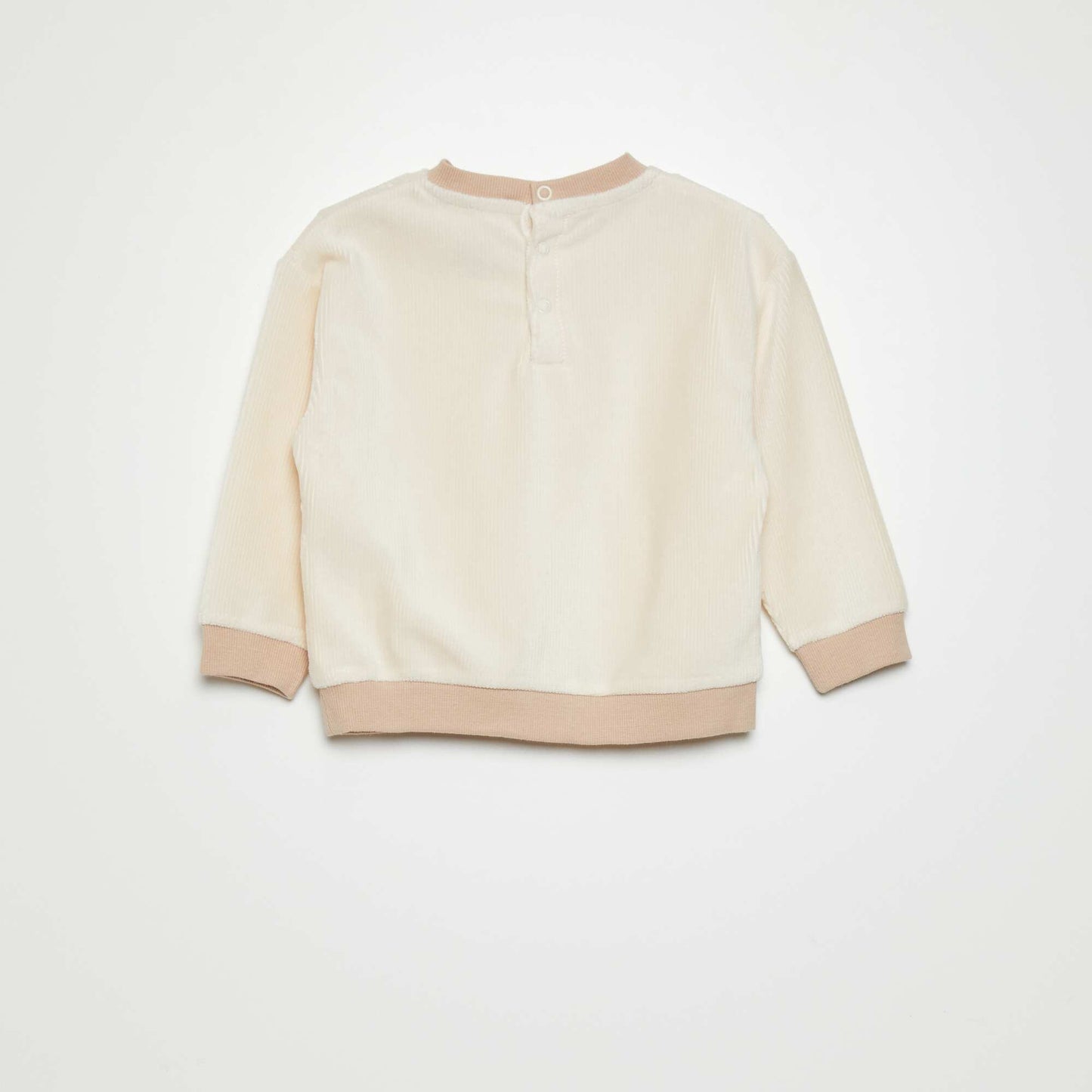 Ensemble de pyjama en velours - 2 pi ces Beige
