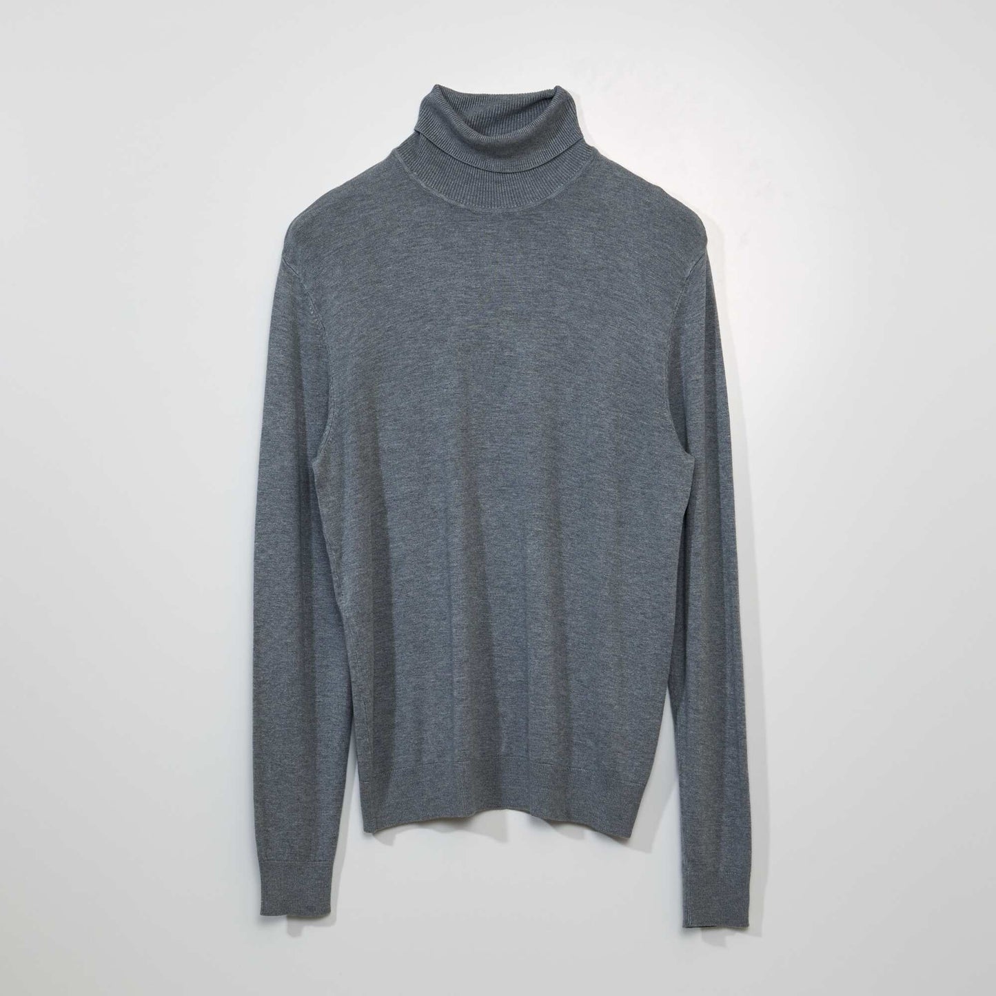 Pull l ger col roul Gris