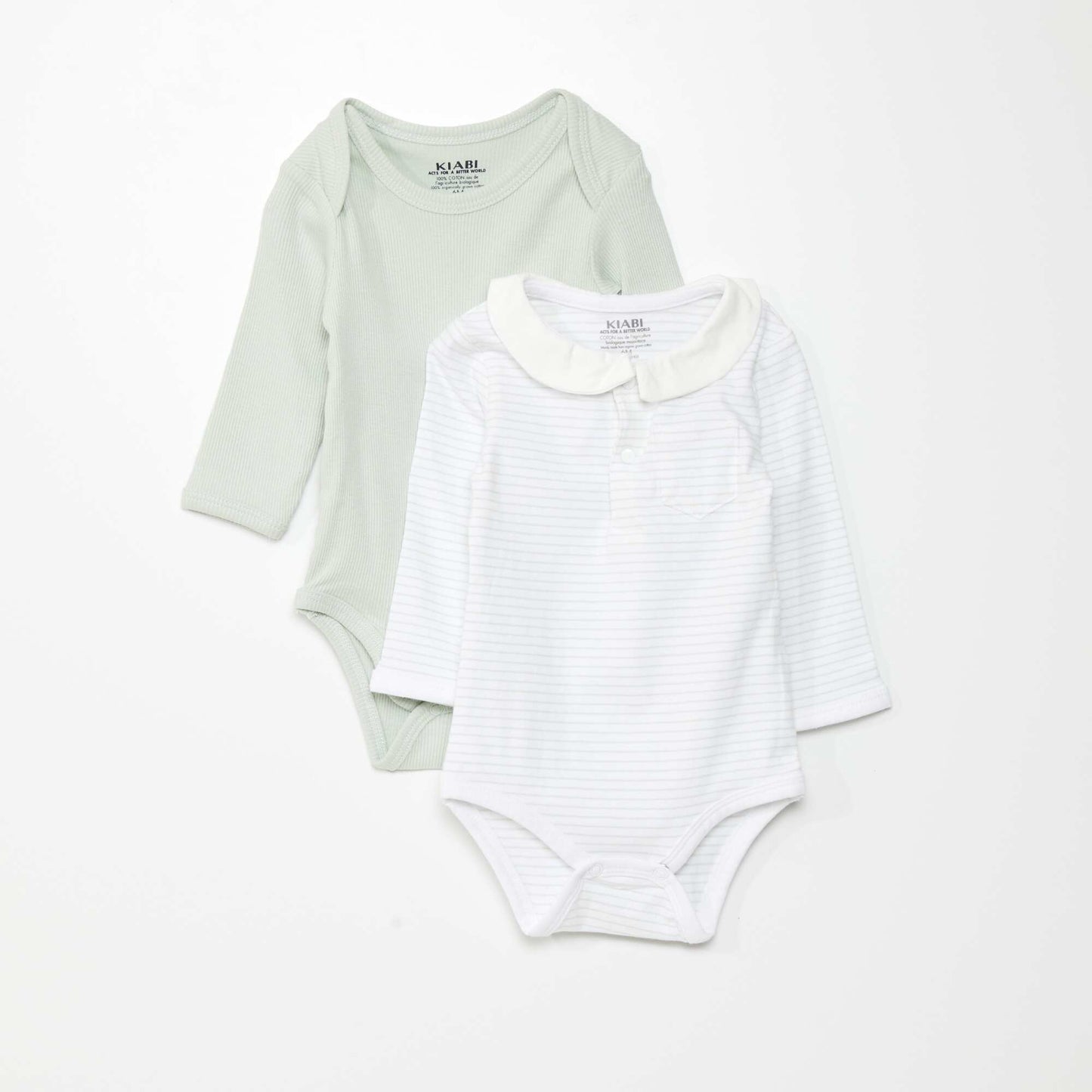 Lot de 2 bodies Blanc