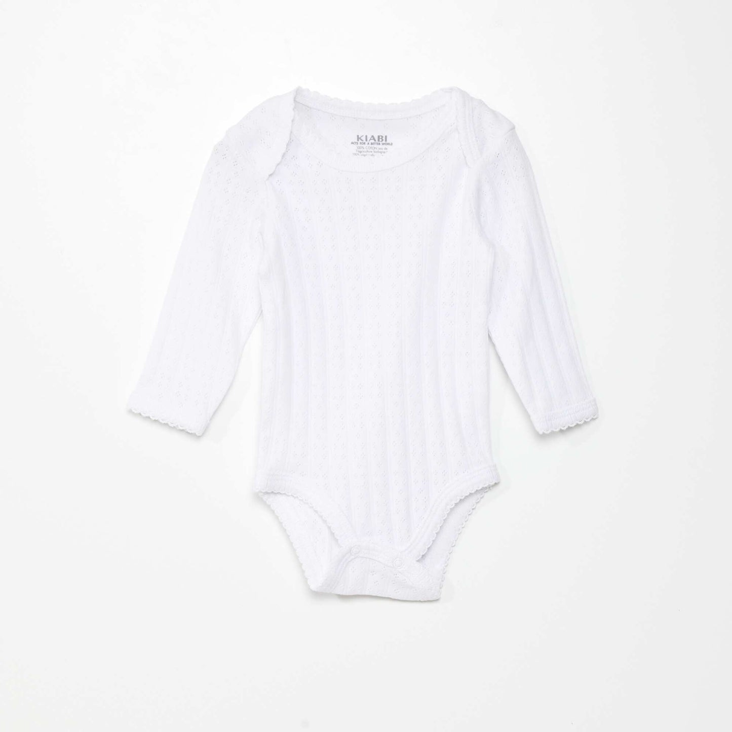 Lot de 2 bodies Rose/blanc