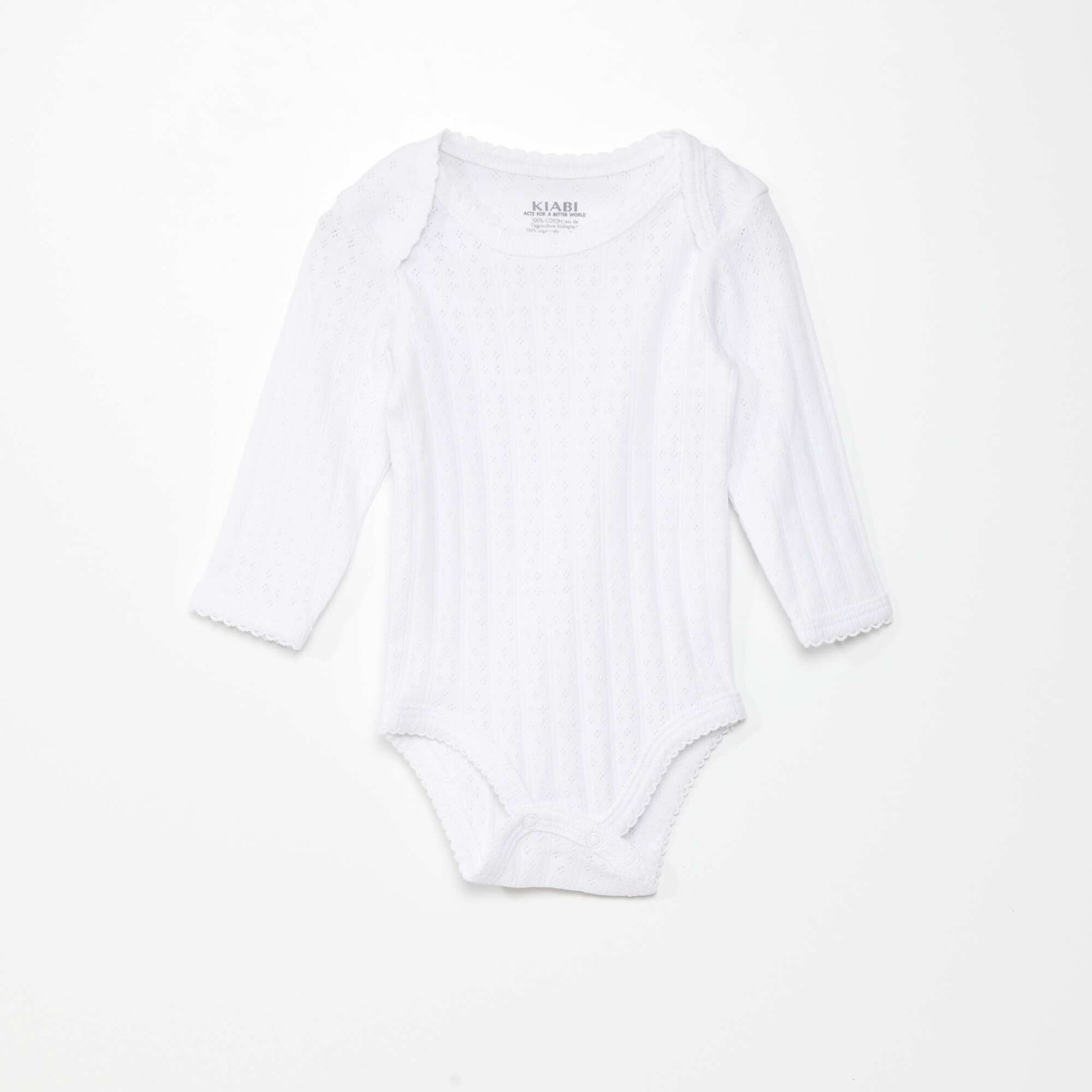 Lot de 2 bodies Rose/blanc