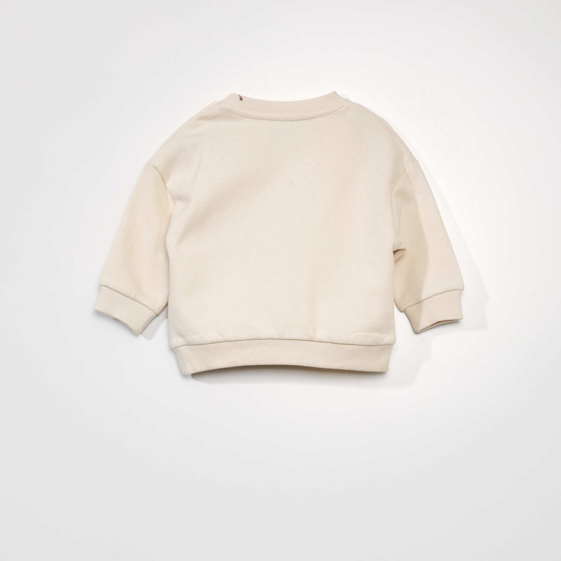 Sweat unisexe oversize en molleton Blanc