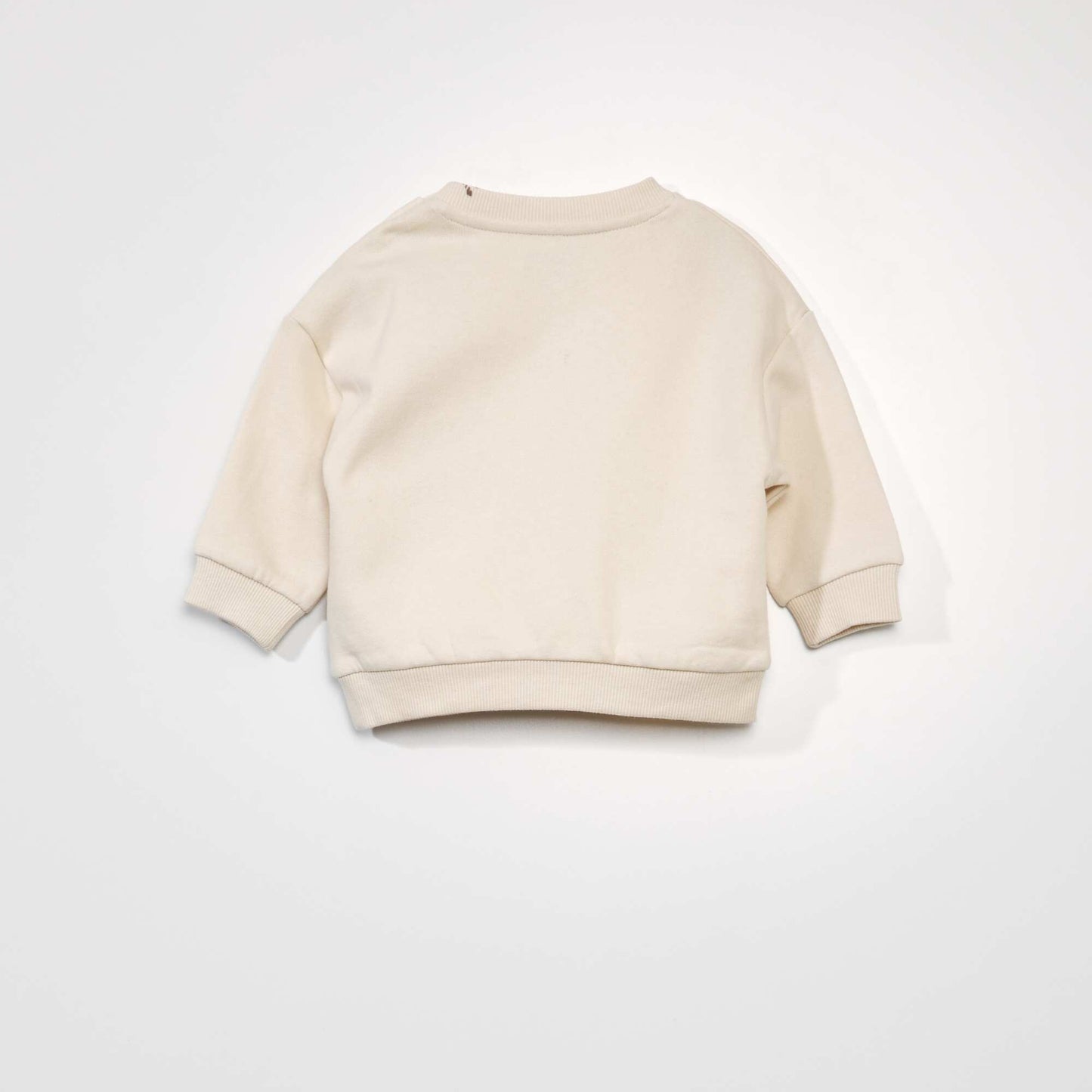Sweat unisexe oversize en molleton Blanc