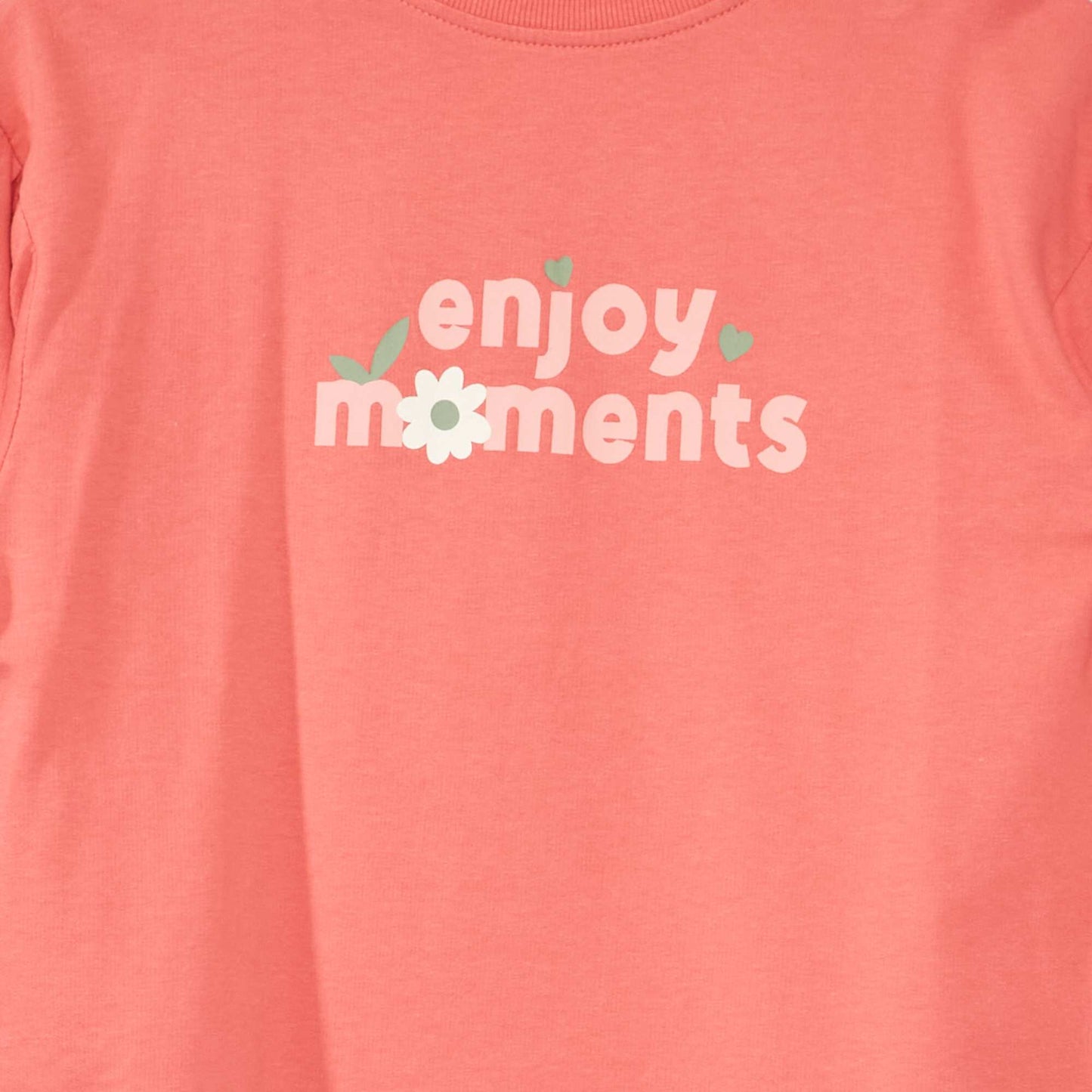 T-shirt en maille jersey effet 2 en 1 Rose