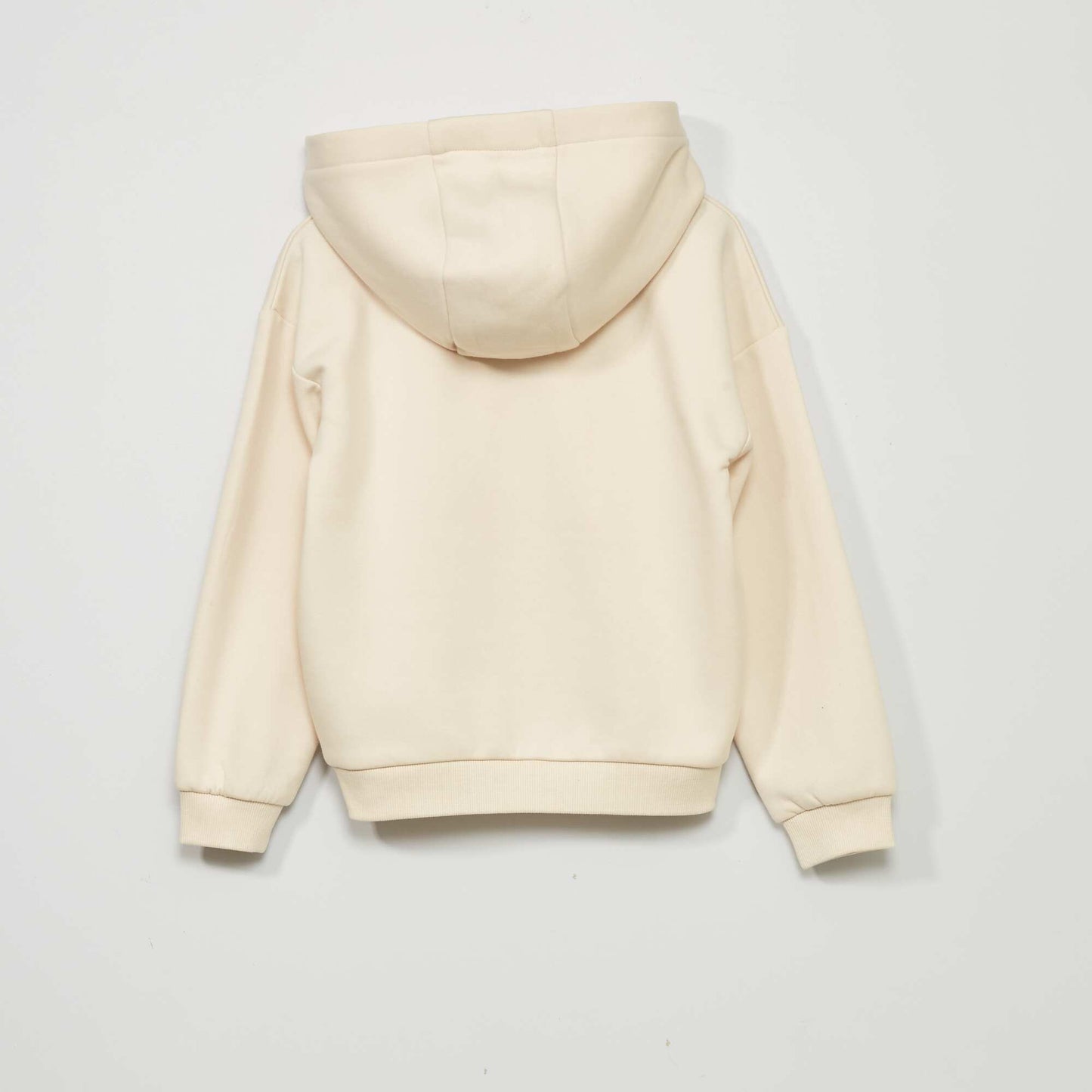 Sweat capuche en molleton Blanc