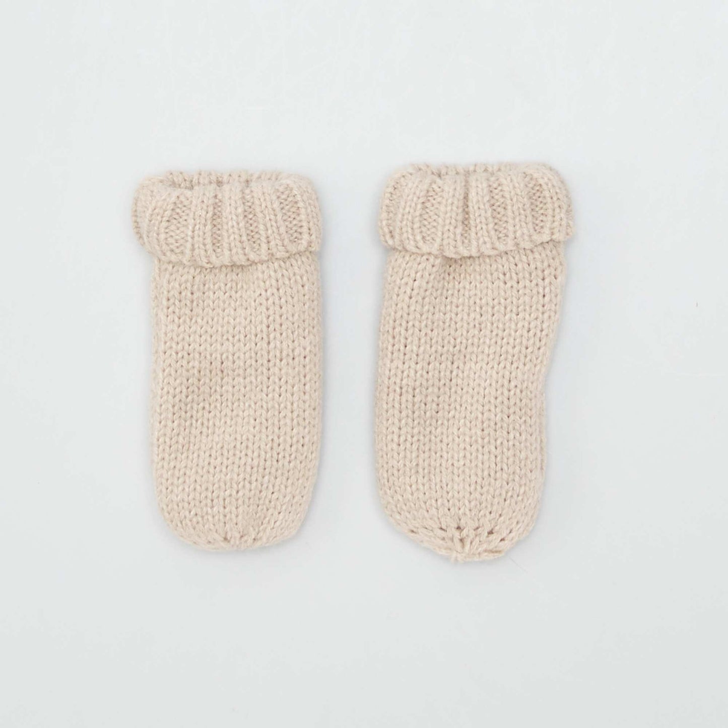 Ensemble bonnet, snood et moufles BEIGE OXFO
