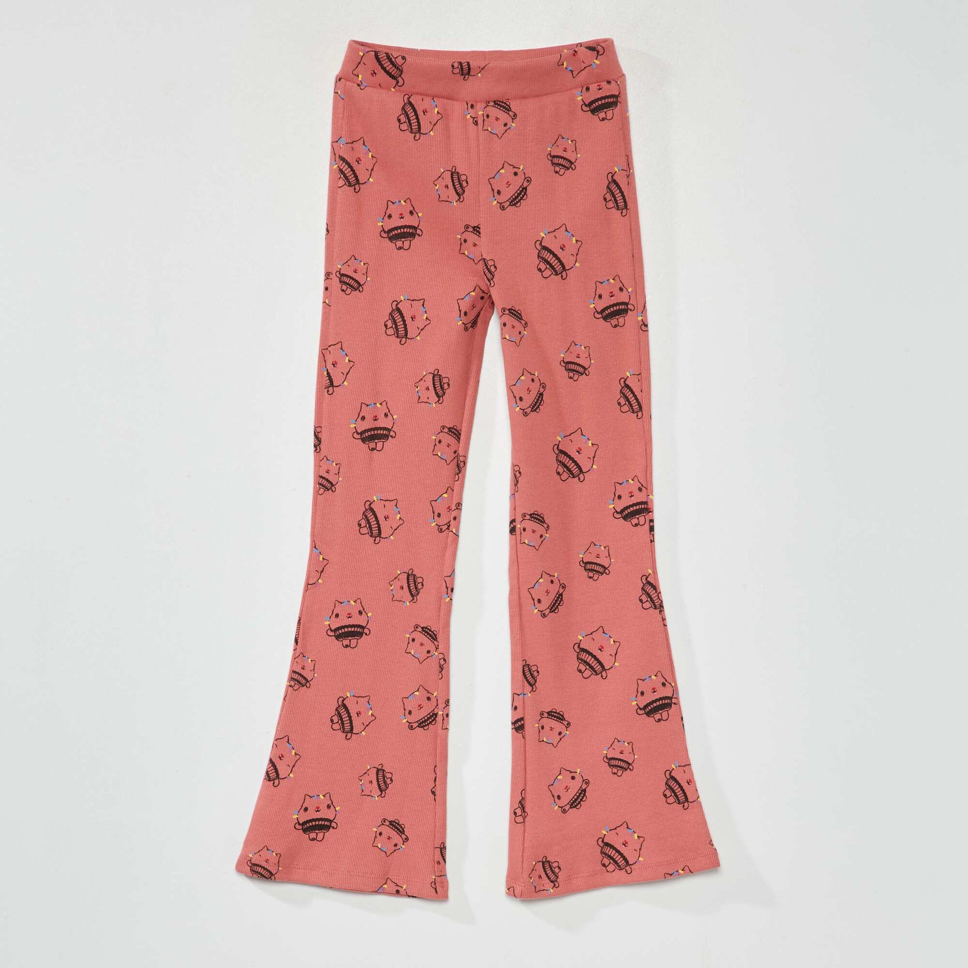 Pantalon en maille c tel e 'Gabby's dollhouse' Rose