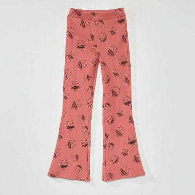 Pantalon en maille c tel e 'Gabby's dollhouse' Rose