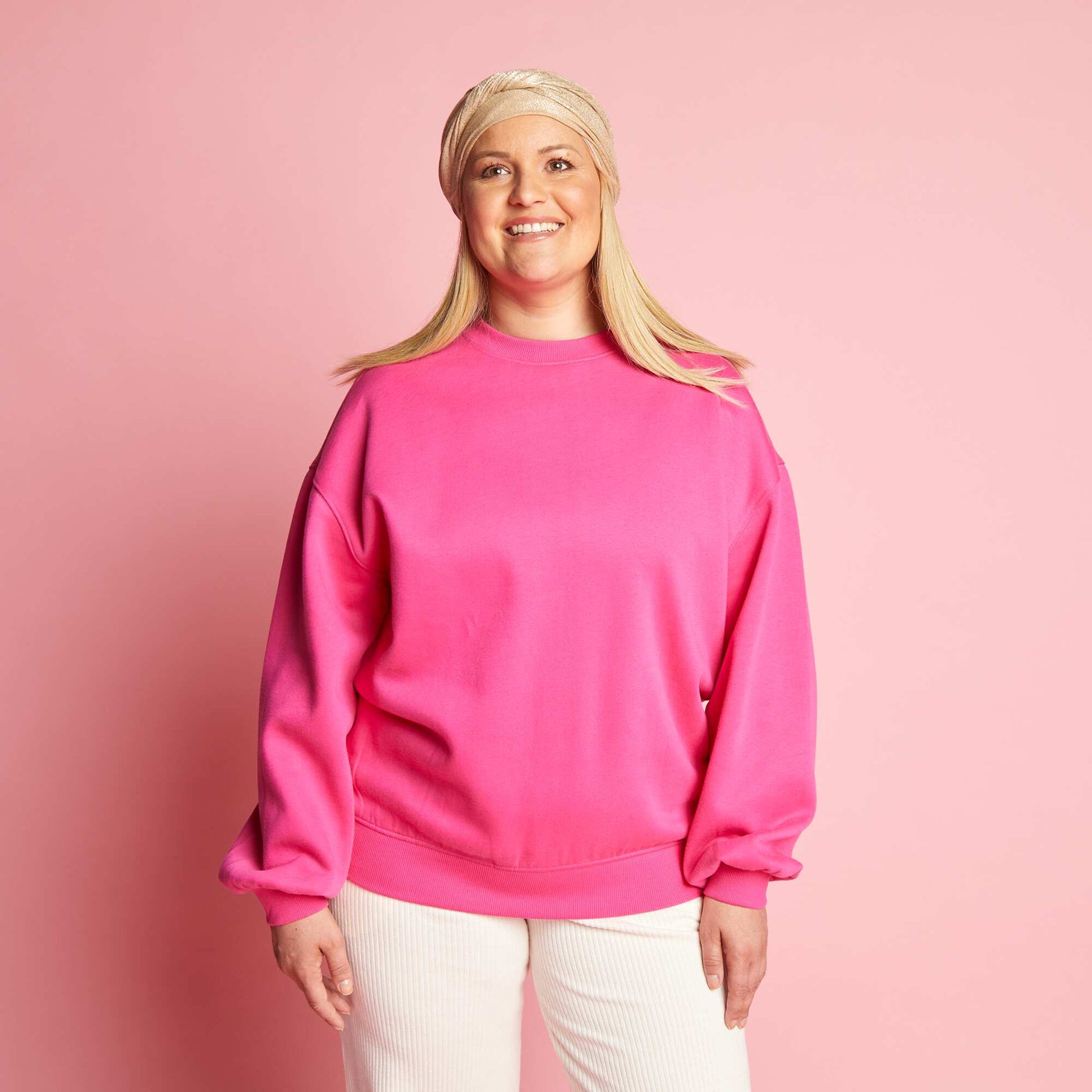 Sweat en molleton Rose