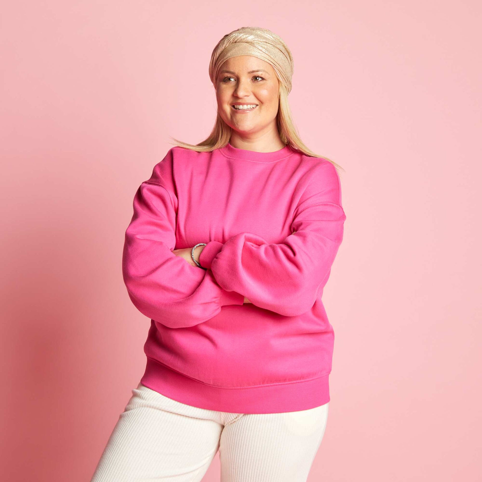 Sweat en molleton Rose