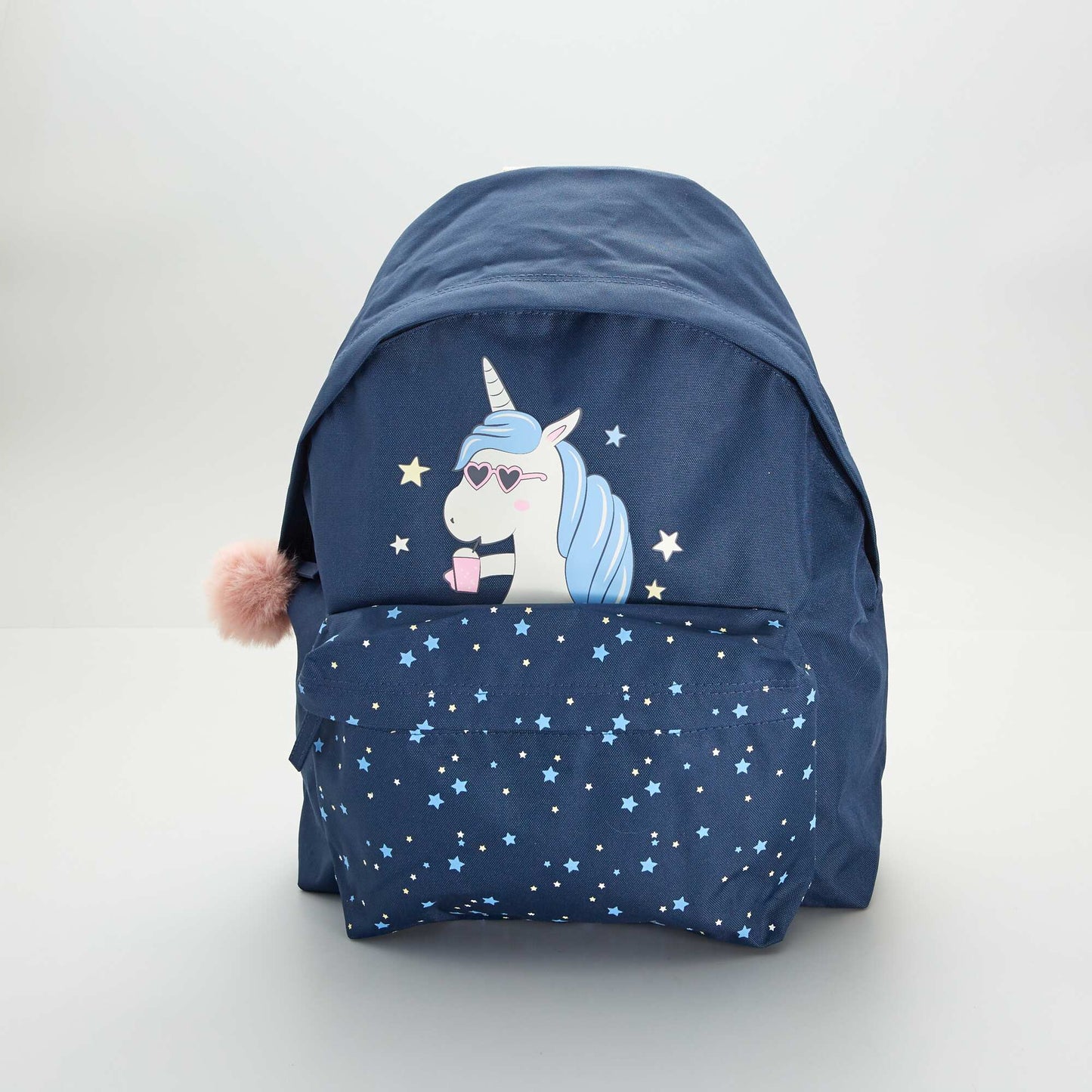 Sac en toile licorne d perlant Bleu