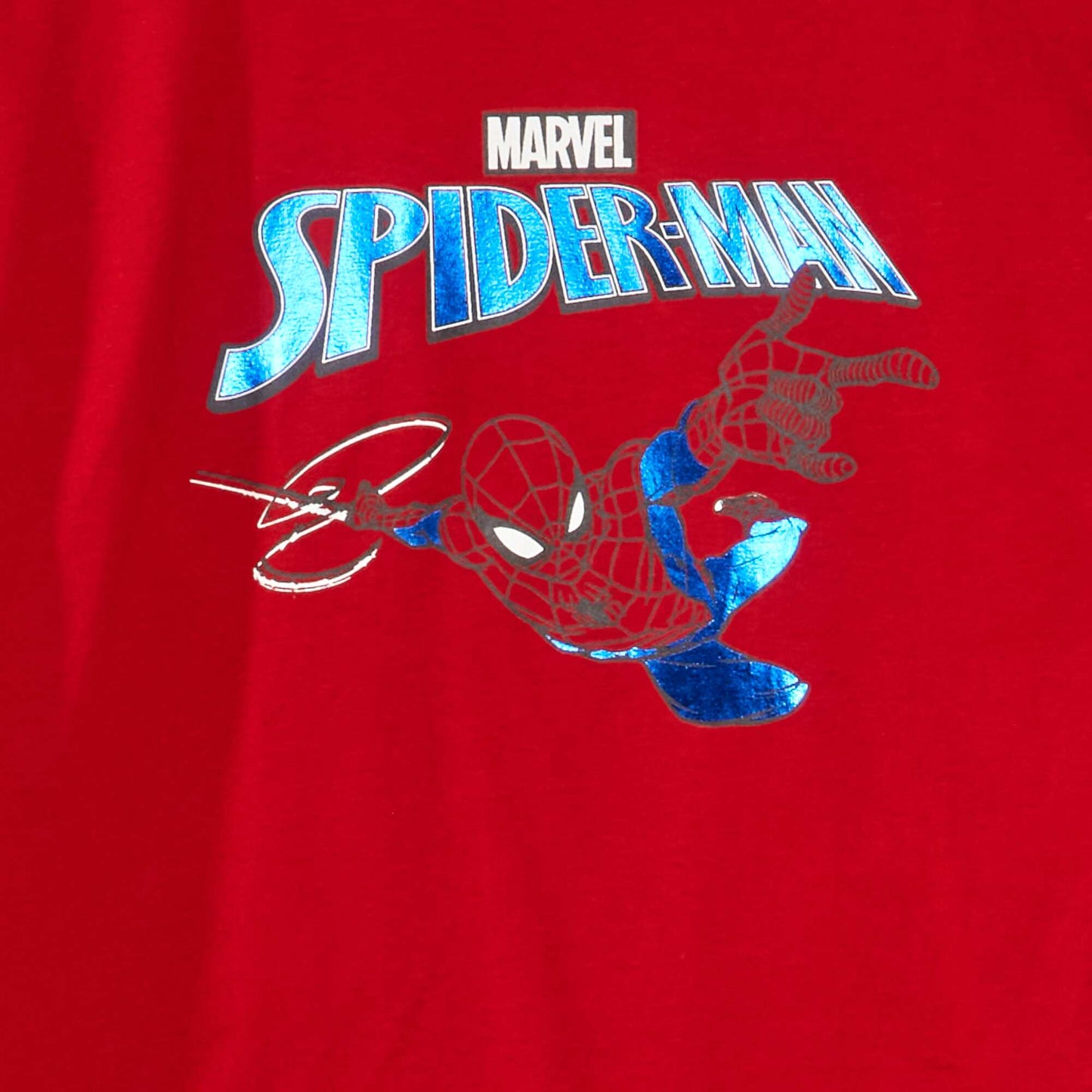 T-shirt manches longues avec imprim 'Spider-Man' Rouge