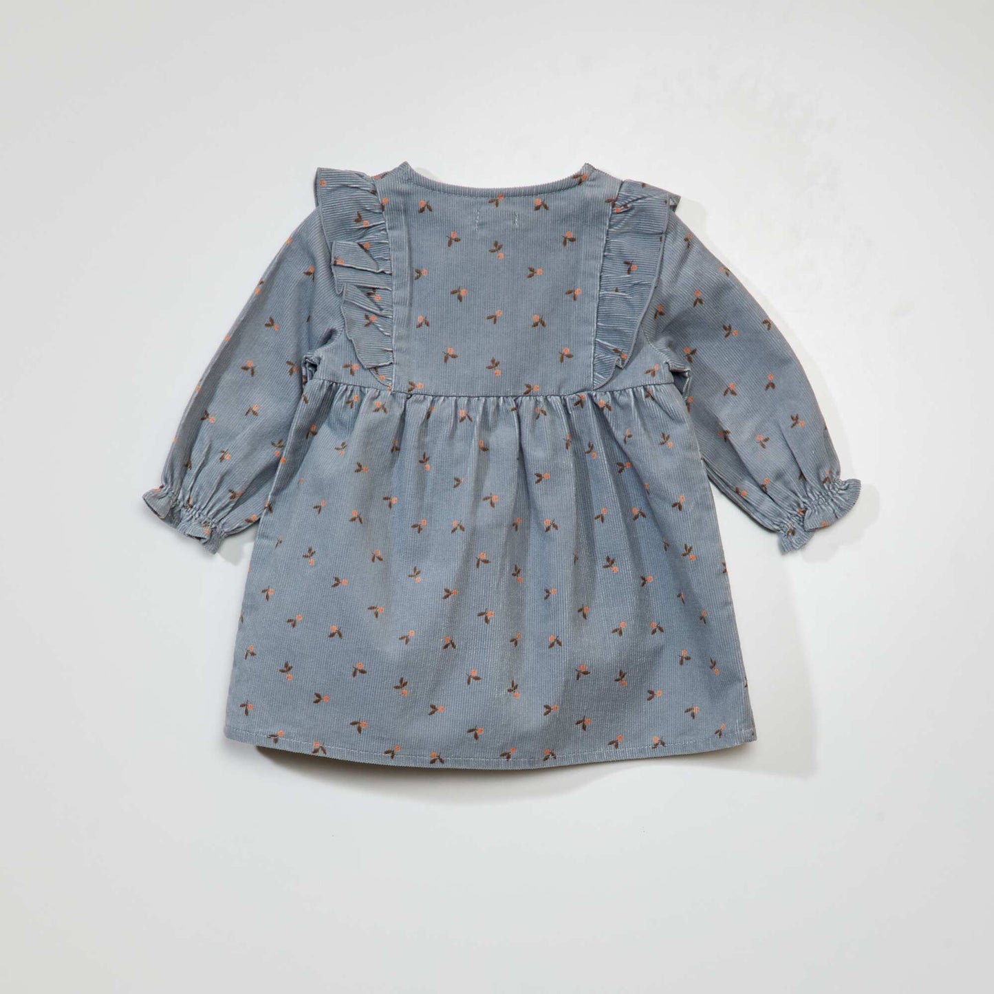 Robe en velours c tel Gris
