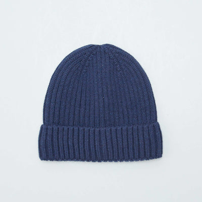 Bonnet en maille c tel e Bleu marine