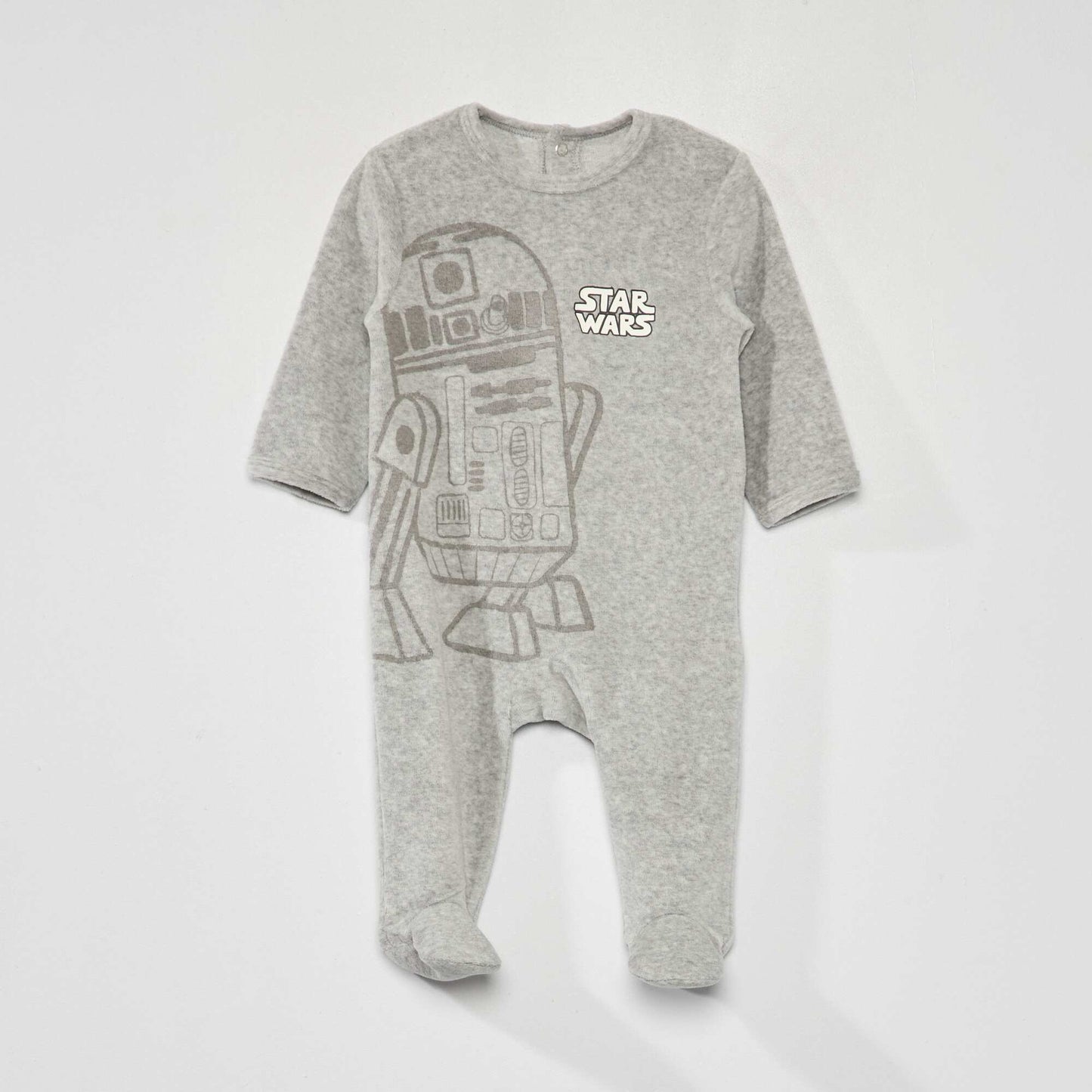 Barboteuse en velours 'Star Wars' Gris