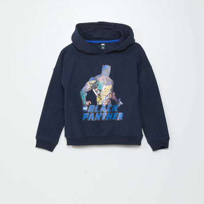 Sweat capuche 'Black Panther' Bleu