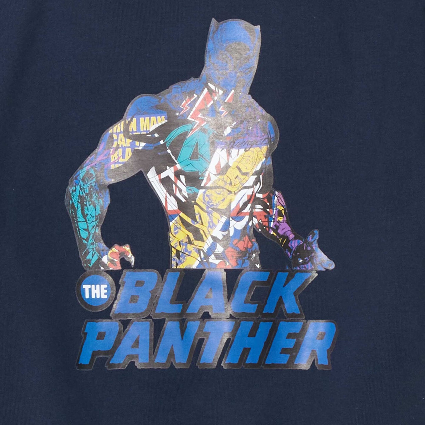Sweat capuche 'Black Panther' Bleu