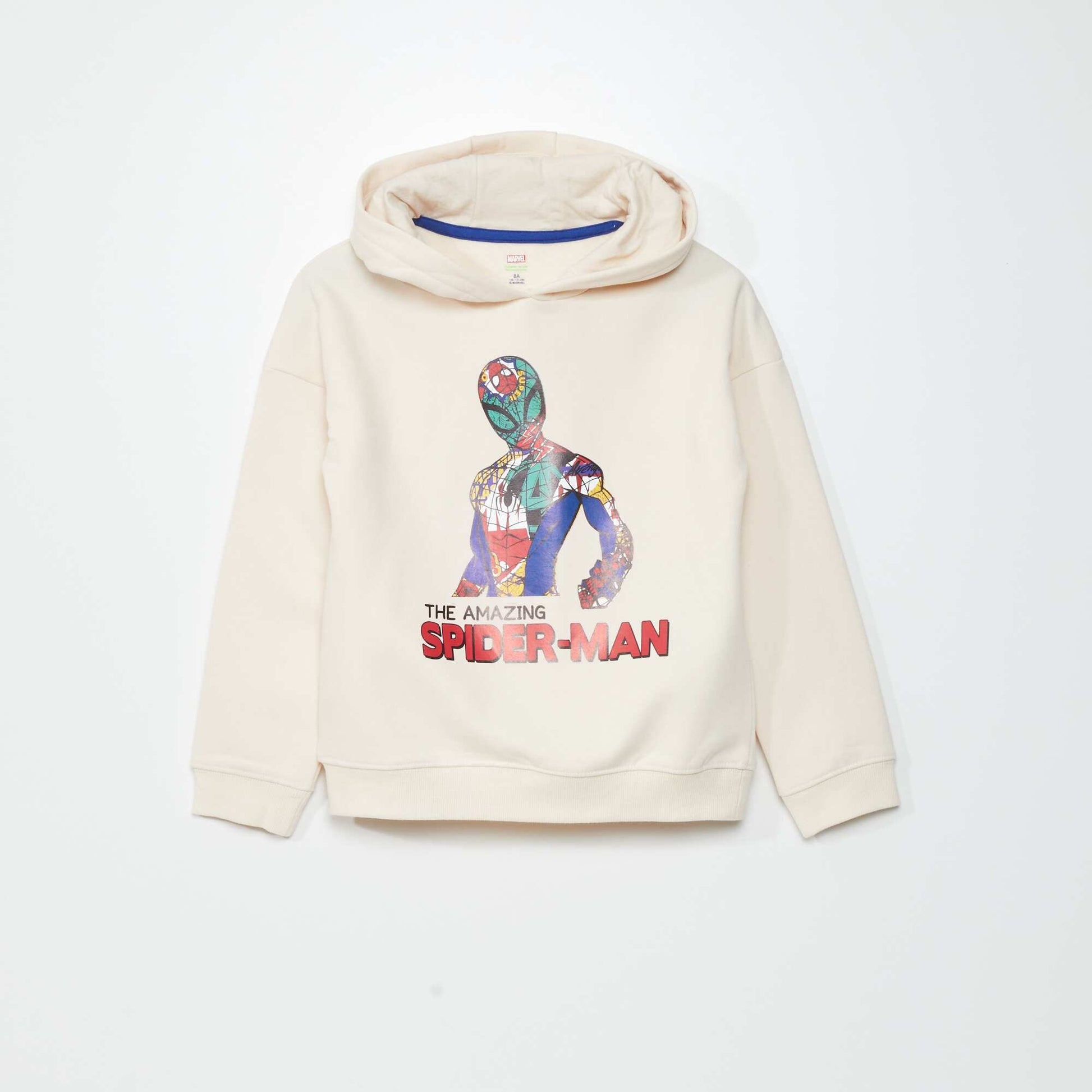 Sweat capuche 'Spider-Man' Ecru