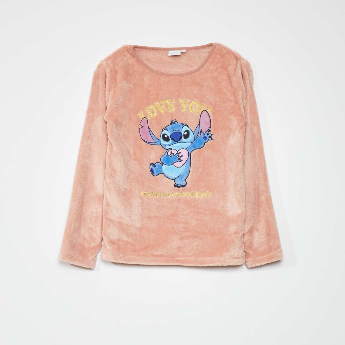 Ensemble pyjama t-shirt + pantalon 'Stitch' - 2 pi ces Rose