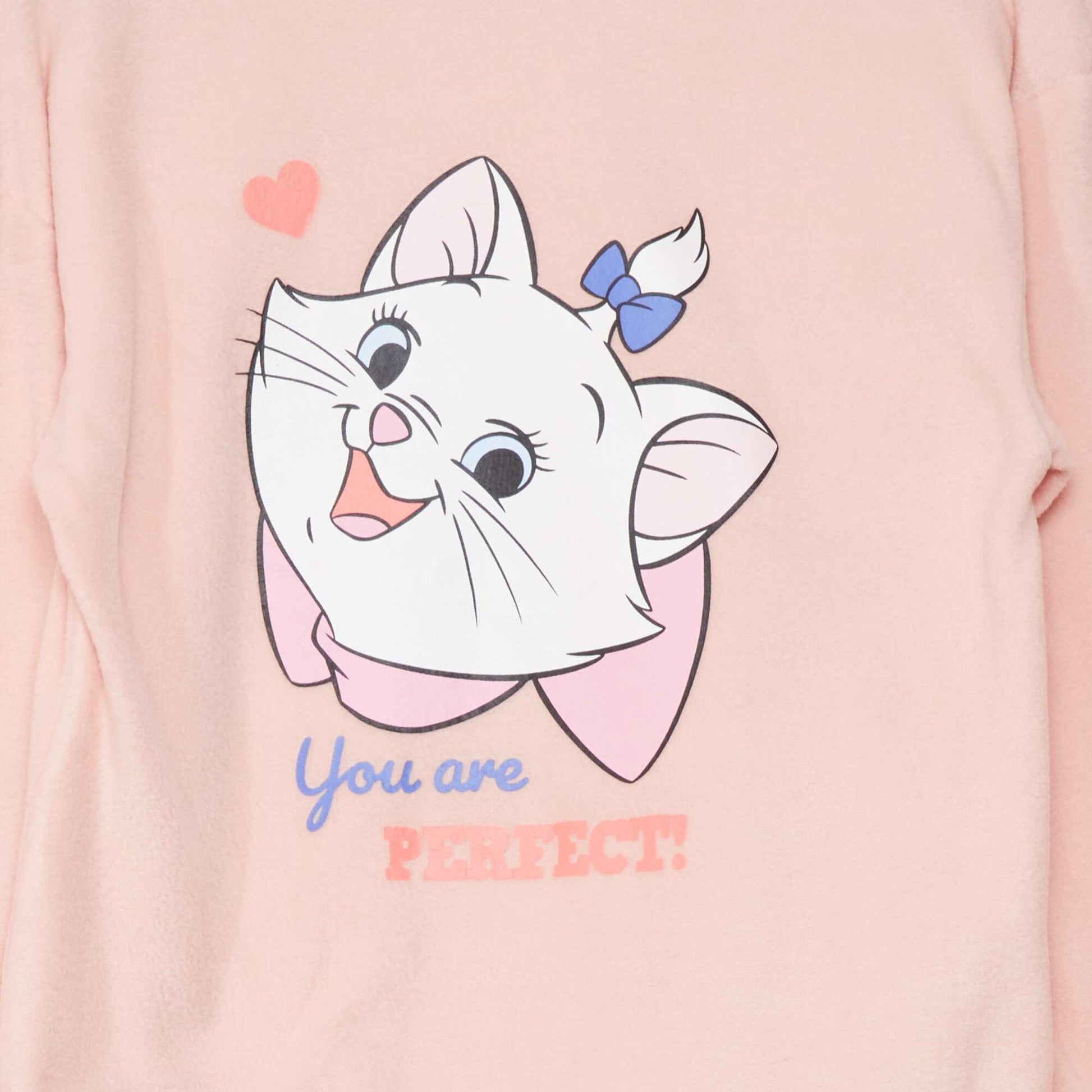 Ensemble pyjama t-shirt + pantalon 'Marie' - 2 pi ces Rose