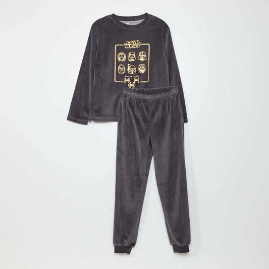 Ensemble pyjama t-shirt + pantalon 'Star Wars' - 2 pi ces Gris