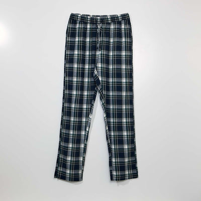 Pantalon d'int rieur en flanelle Bleu marine