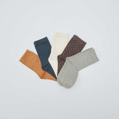 Lot de 5 paires de chaussettes Camel
