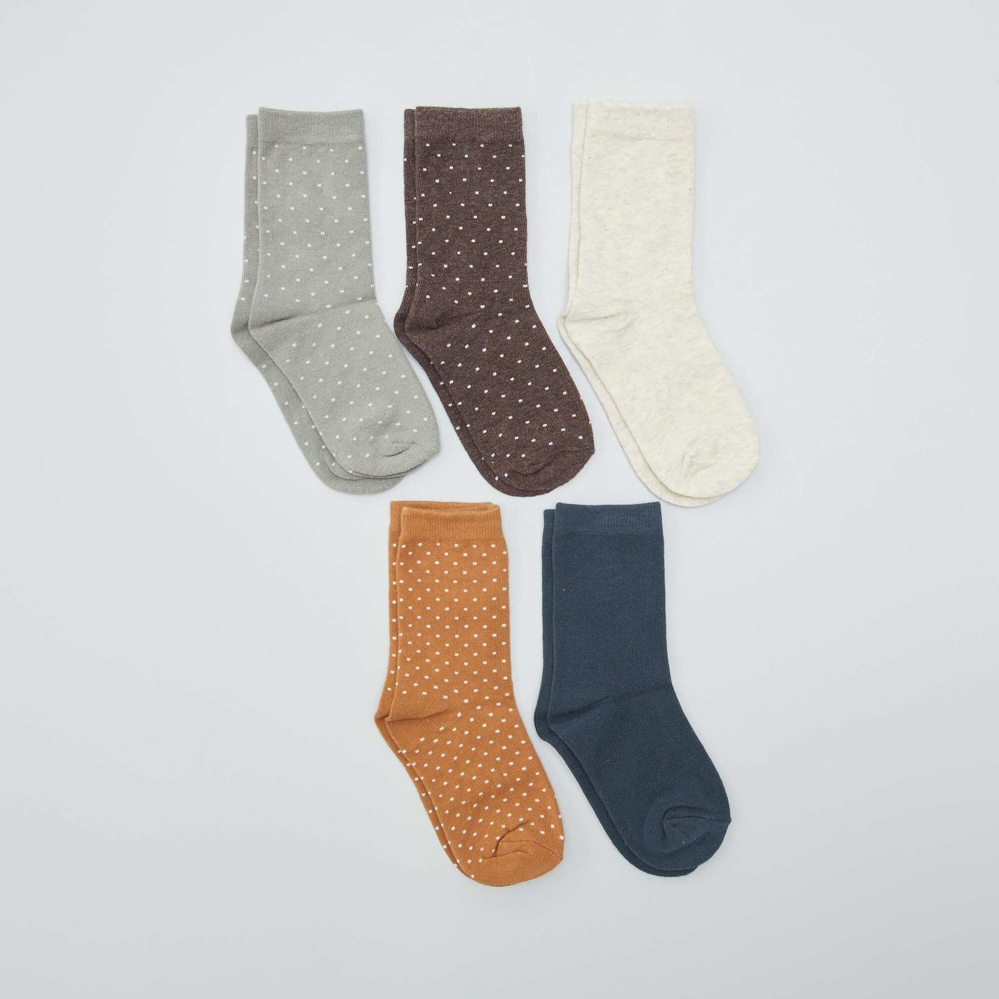 Lot de 5 paires de chaussettes Camel