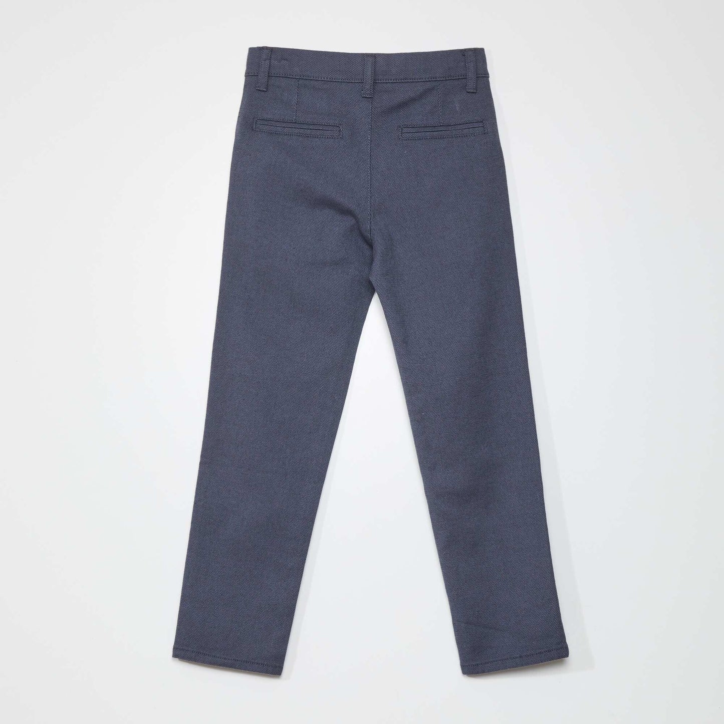 Pantalon en maille piqu Bleu