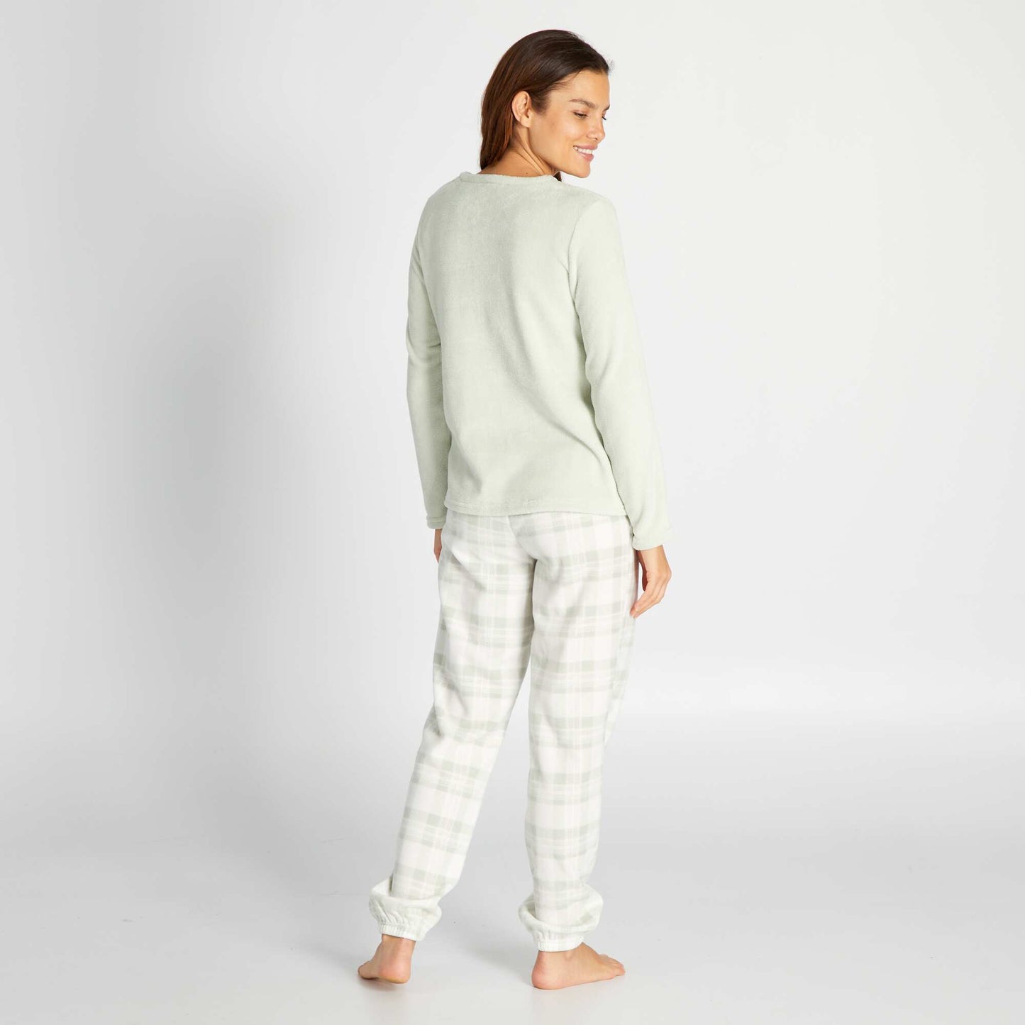 Ensemble pyjama polaire - 2 pi ces Vert