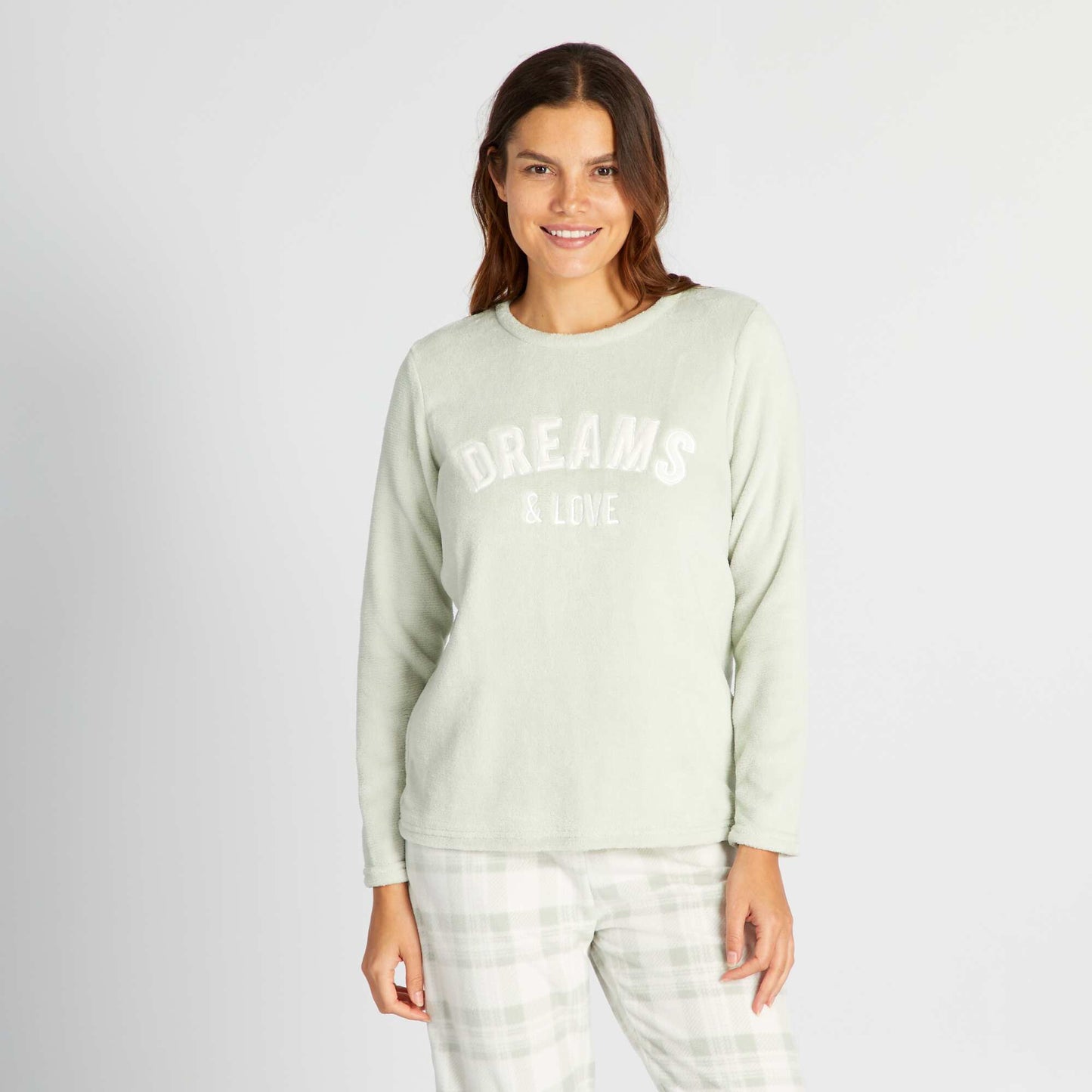 Ensemble pyjama polaire - 2 pi ces Vert