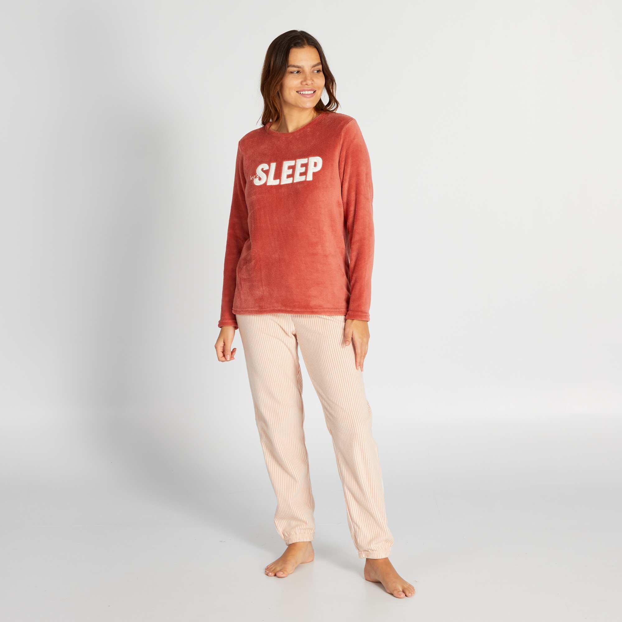 Kiabi pyjama femme hiver sale