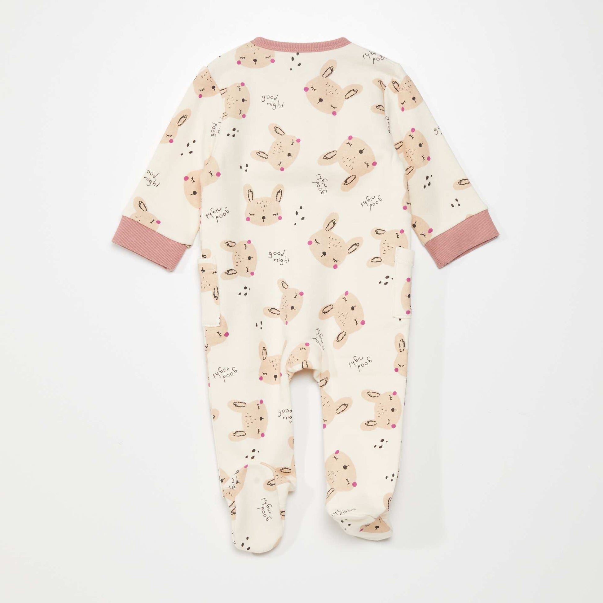 Pyjama 1 pi ce - imprim lapin Blanc imprim
