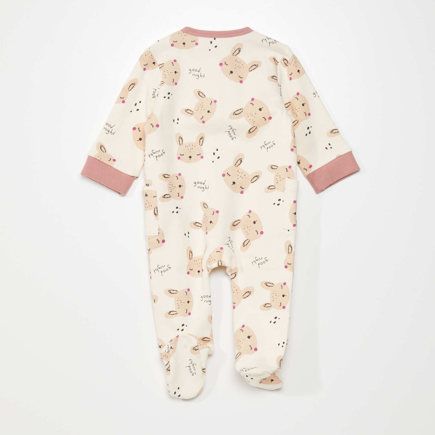 Pyjama 1 pi ce - imprim lapin Blanc imprim