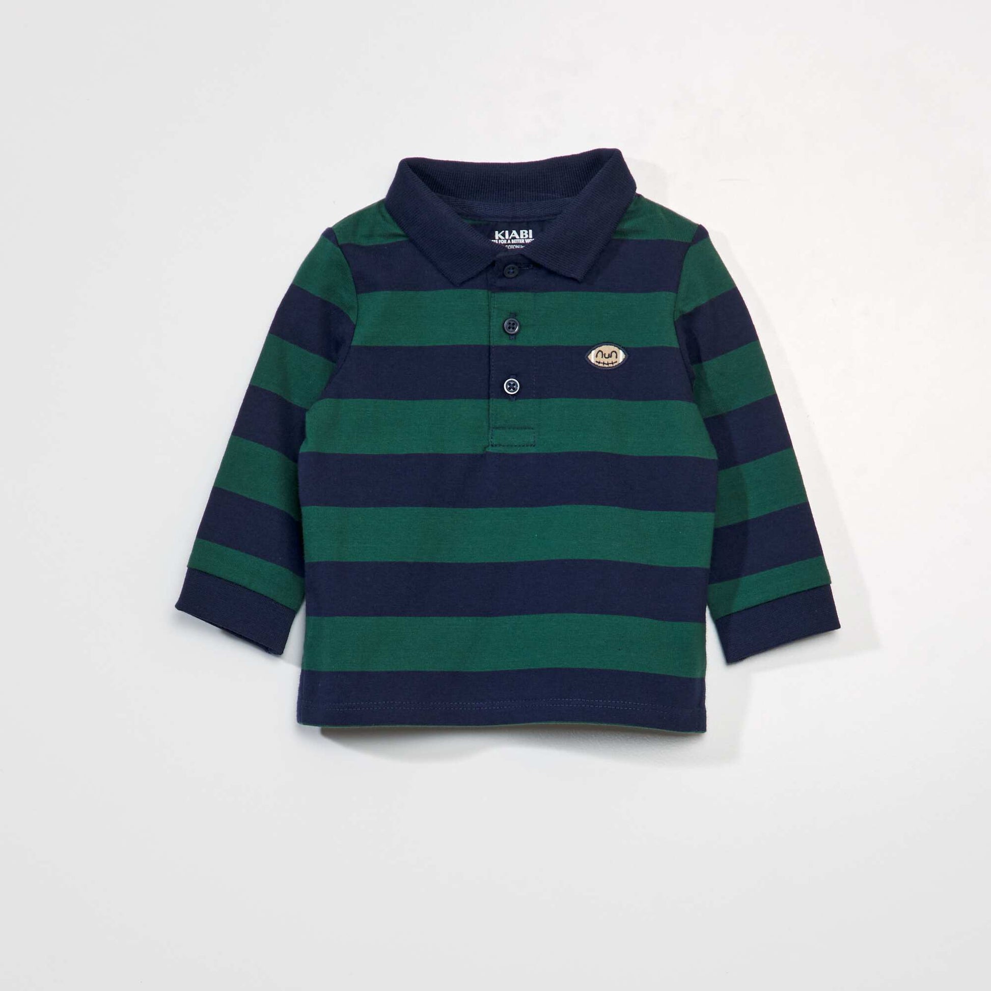 Polo en jersey Vert