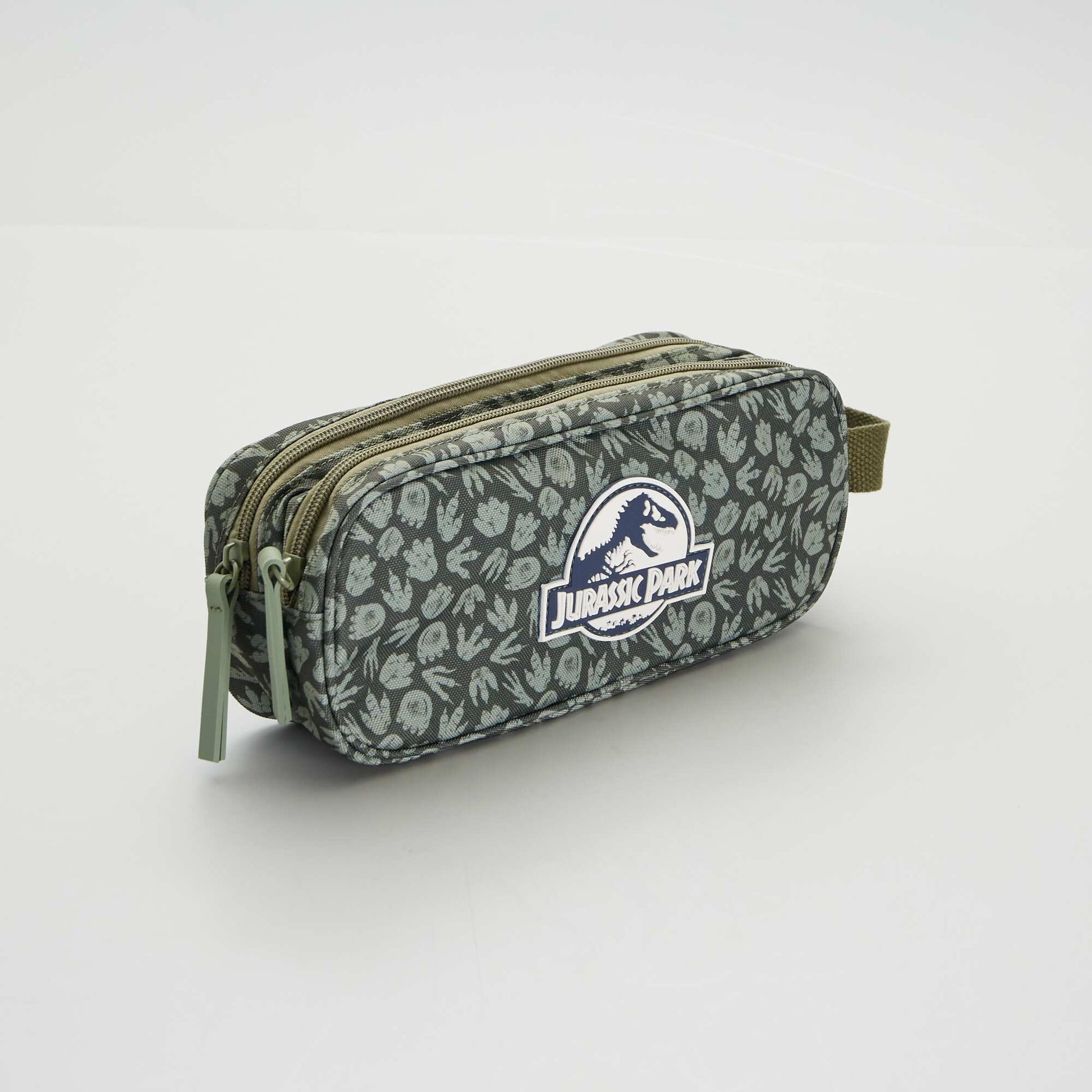 Trousse 'Jurassic Park' en toile Kaki