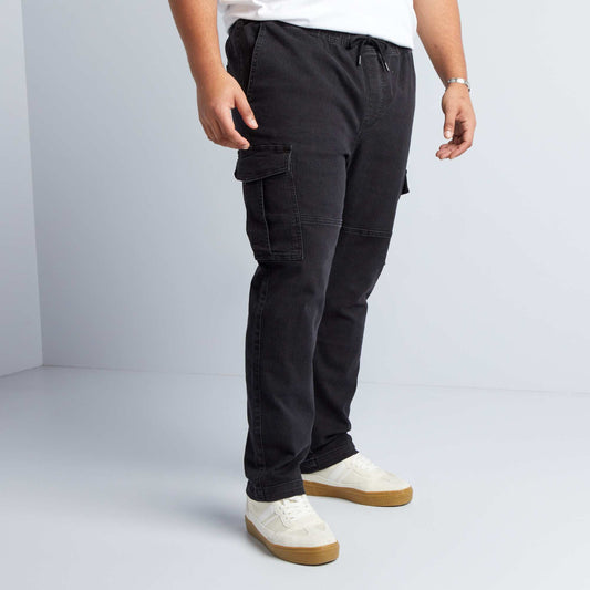 Pantalon stretch Noir