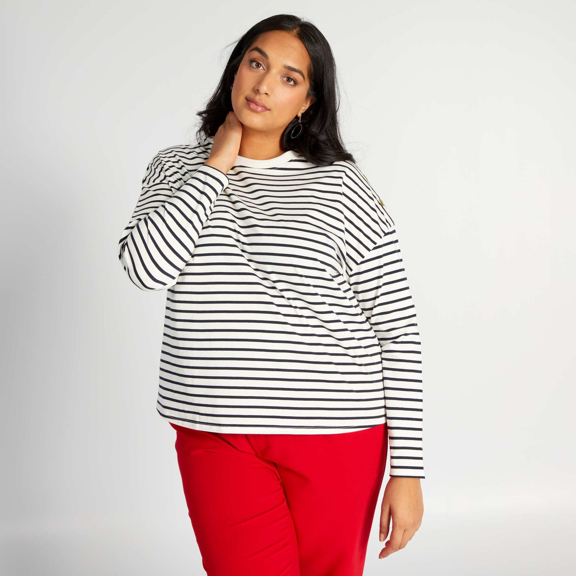 T-shirt manches longues 'ray ' Blanc
