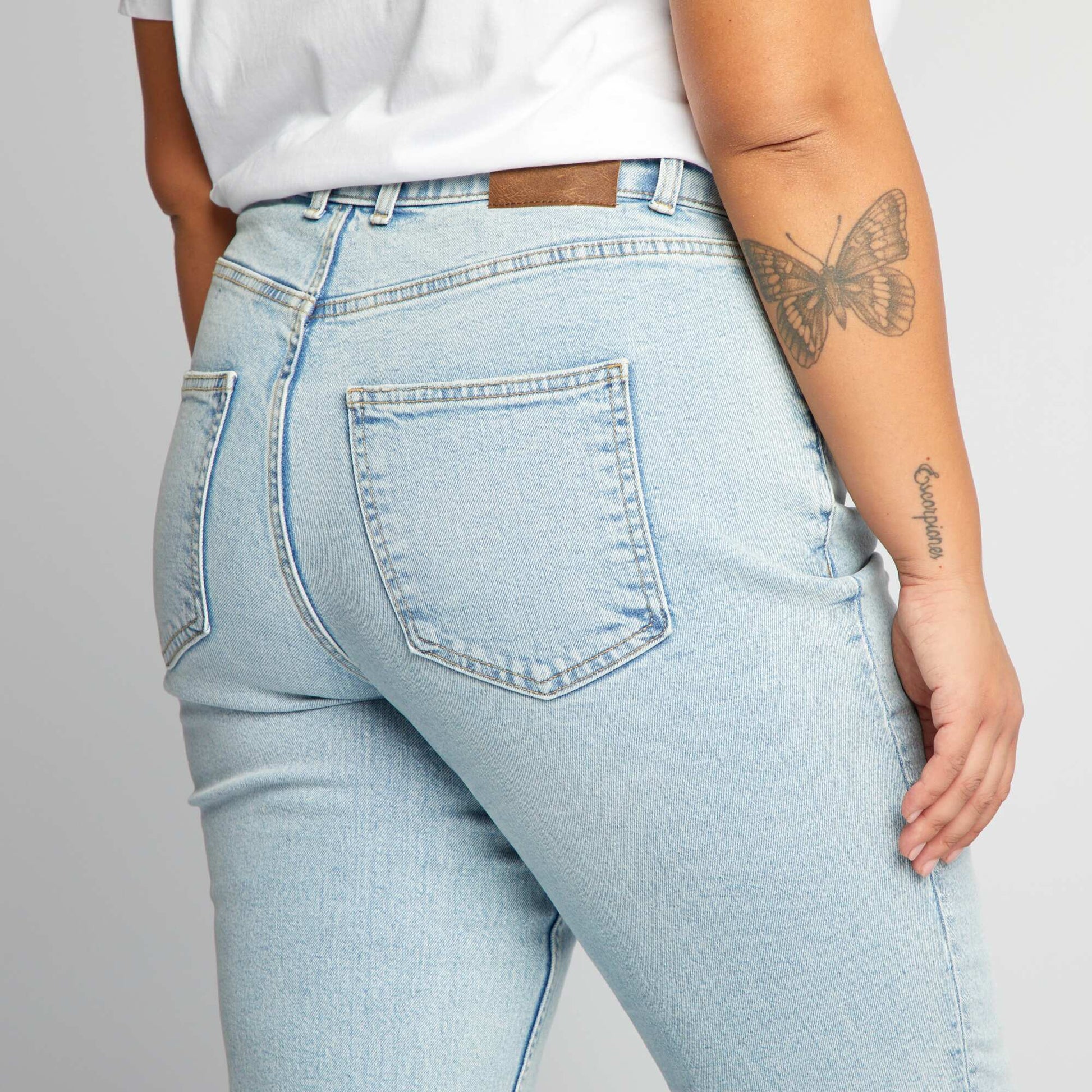 Jean regular Bleu