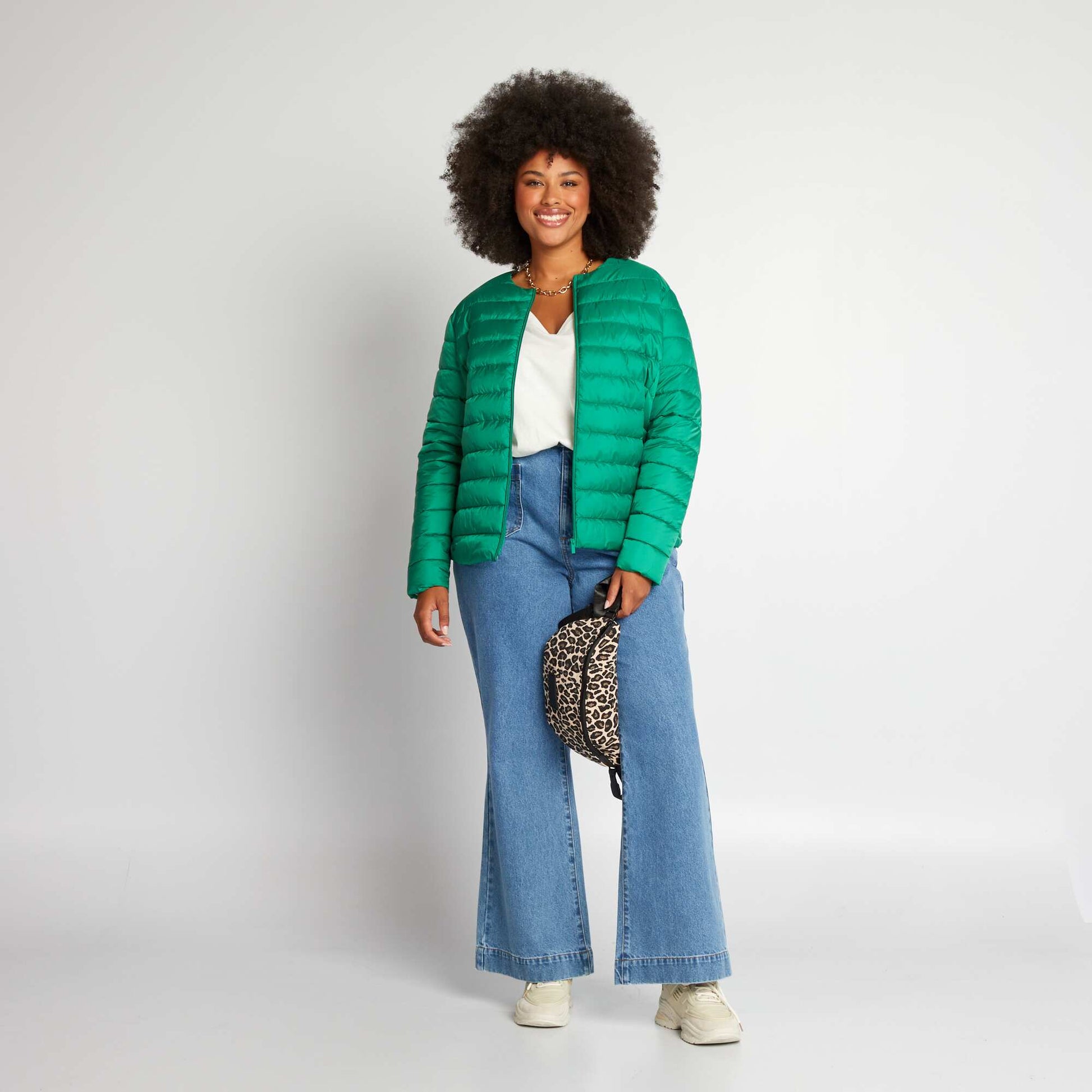 Jean flare taille haute Stone