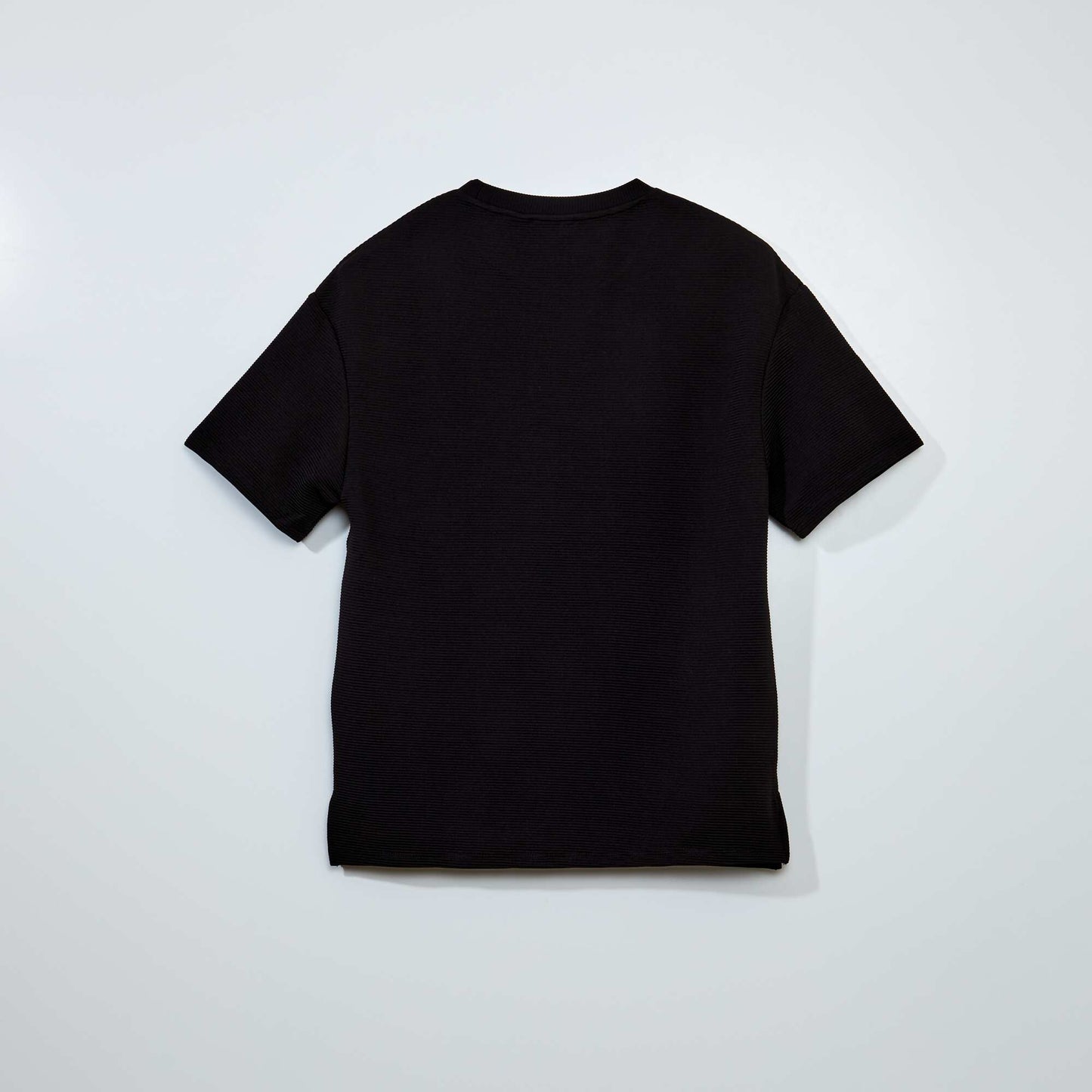 T-shirt maille c tel e noir