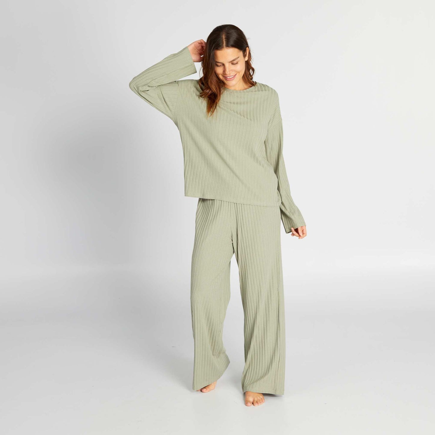 Ensemble pyjama c tel t-shirt + pantalon - 2 pi ces Vert